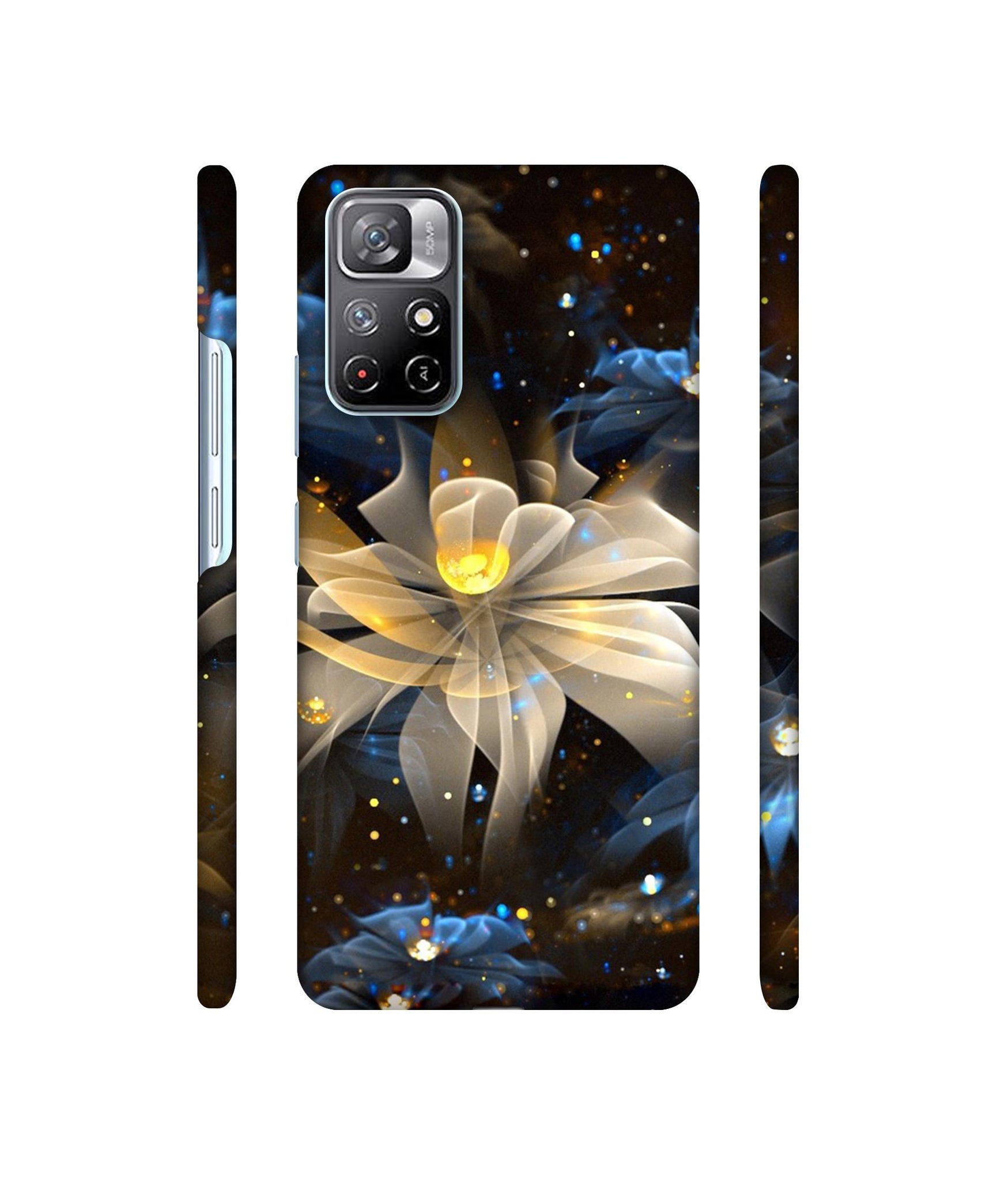 Art Flower Designer Hard Back Cover for Mi Redmi Note 11T 5G / Poco M4 Pro 5G