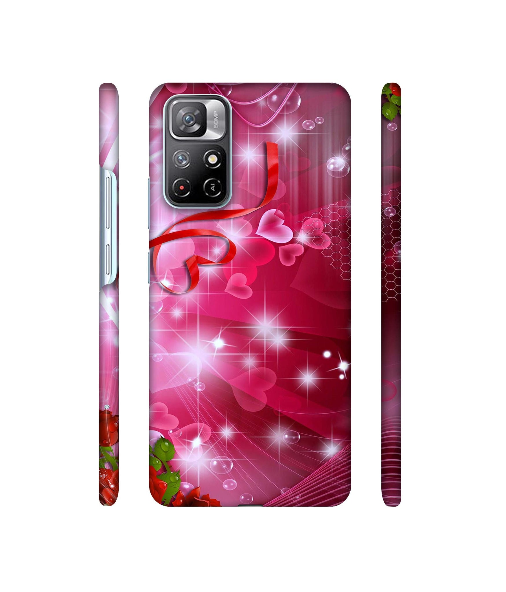 Love Designer Hard Back Cover for Mi Redmi Note 11T 5G / Poco M4 Pro 5G