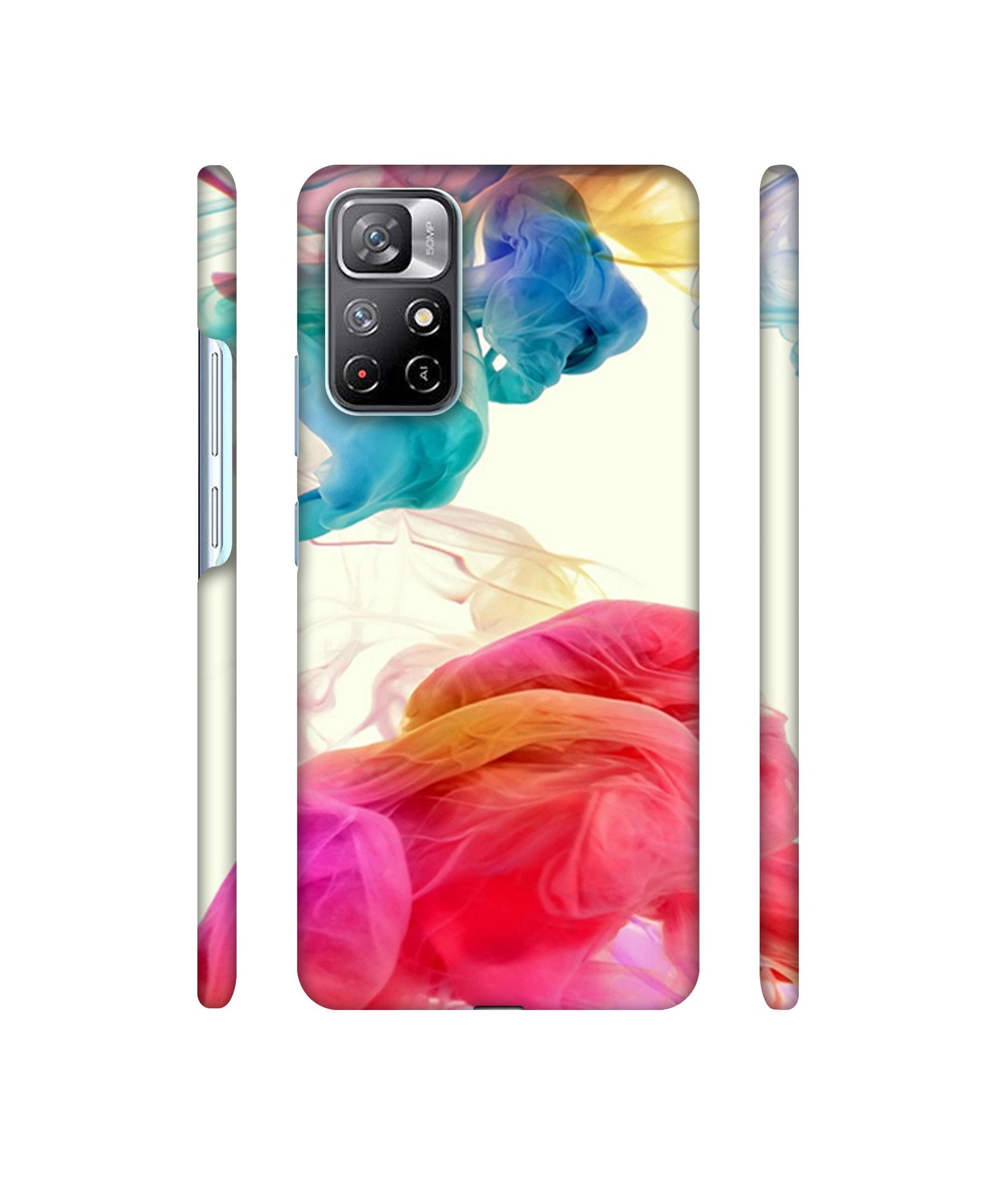 Colored Smoke Designer Hard Back Cover for Mi Redmi Note 11T 5G / Poco M4 Pro 5G