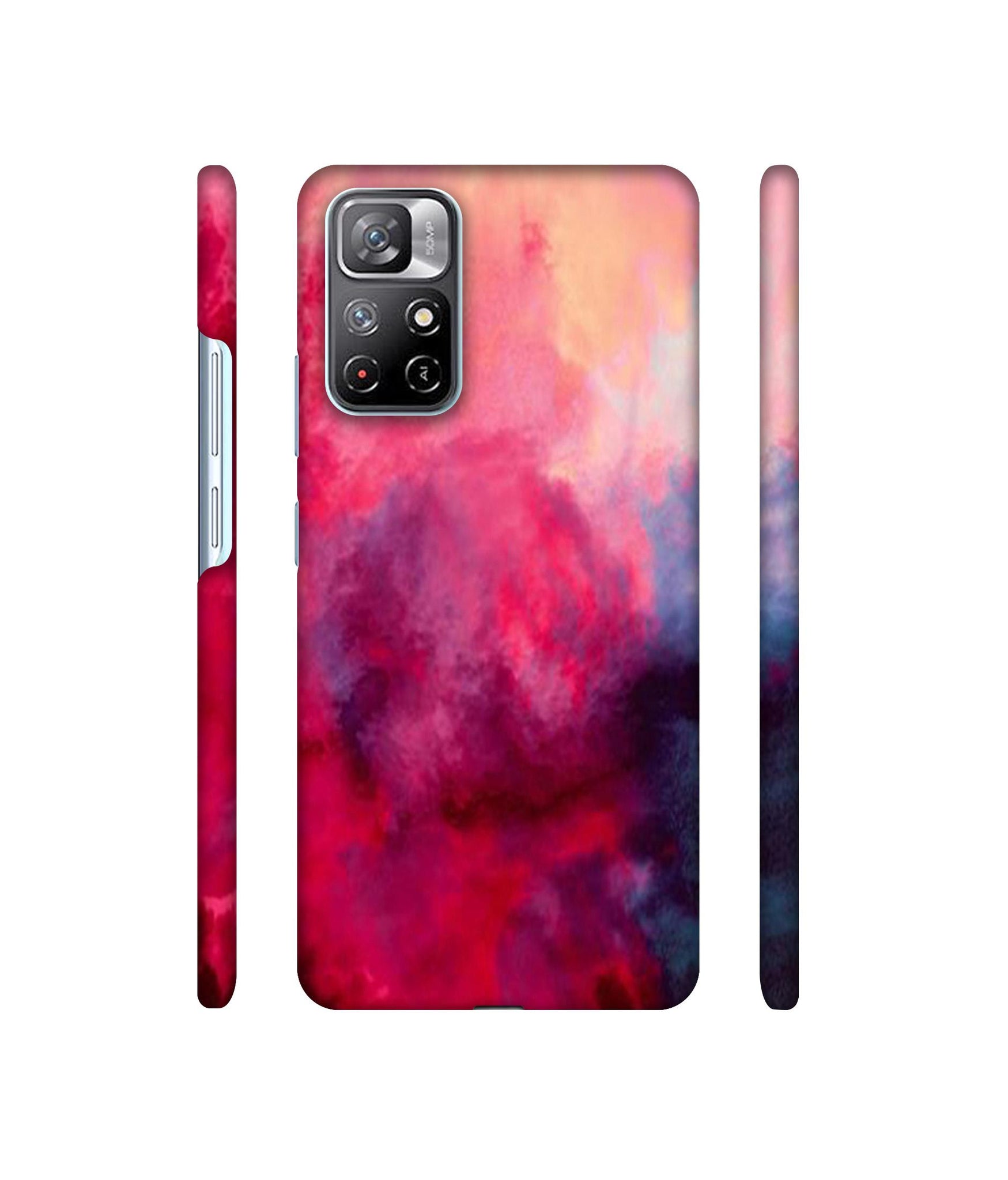 Holi Color Designer Hard Back Cover for Mi Redmi Note 11T 5G / Poco M4 Pro 5G