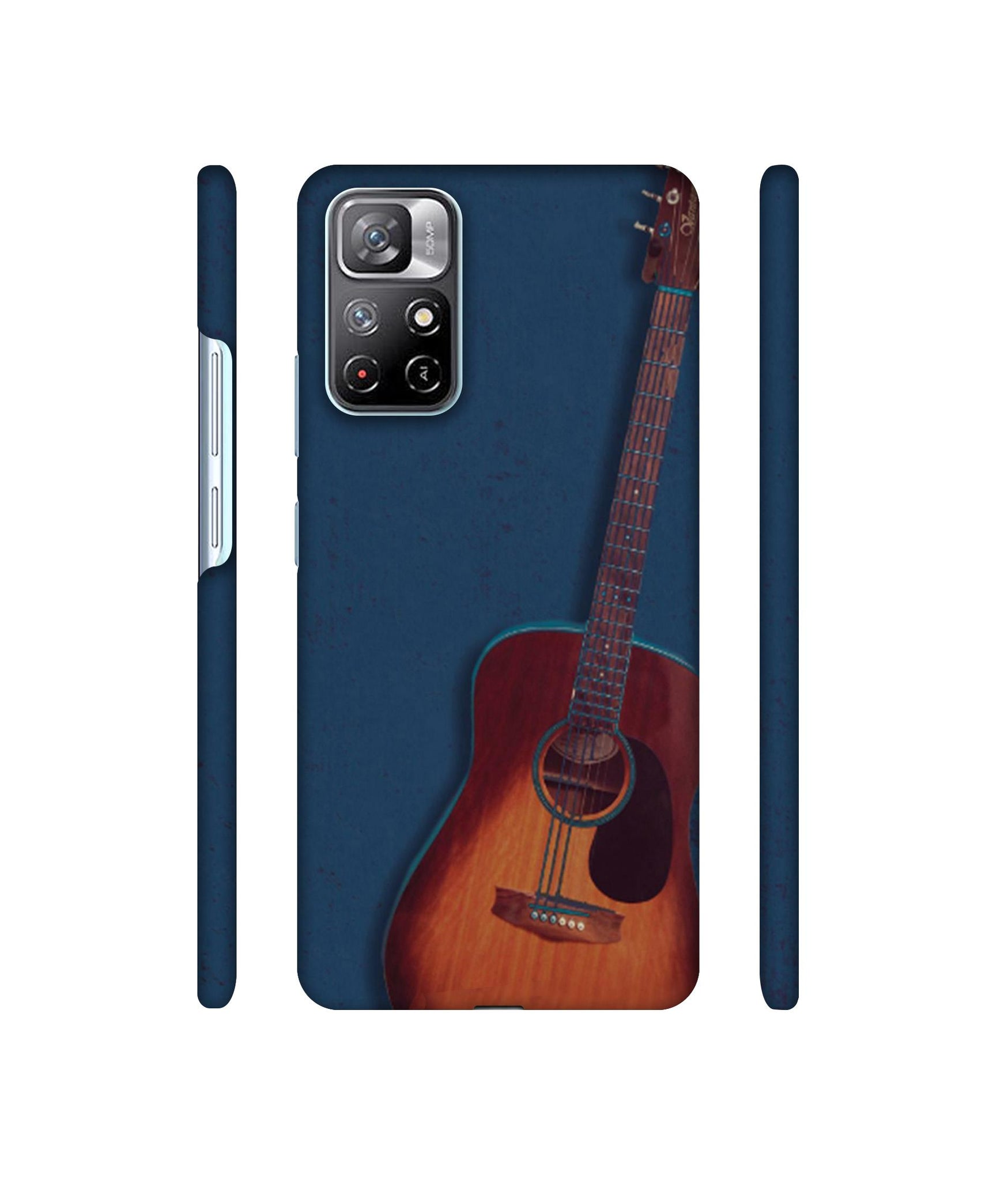 Guitar Designer Hard Back Cover for Mi Redmi Note 11T 5G / Poco M4 Pro 5G