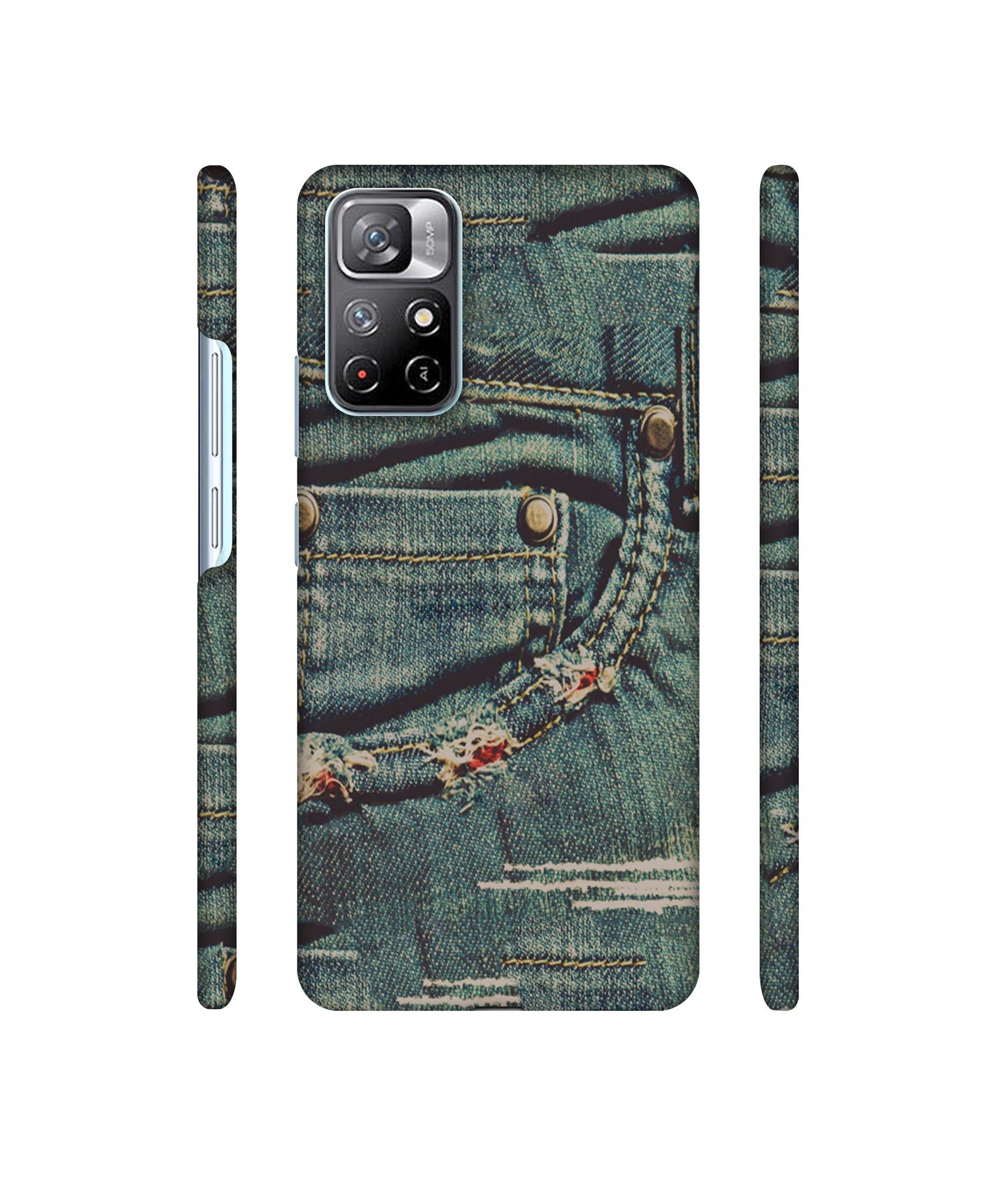 Jeans Designer Hard Back Cover for Mi Redmi Note 11T 5G / Poco M4 Pro 5G