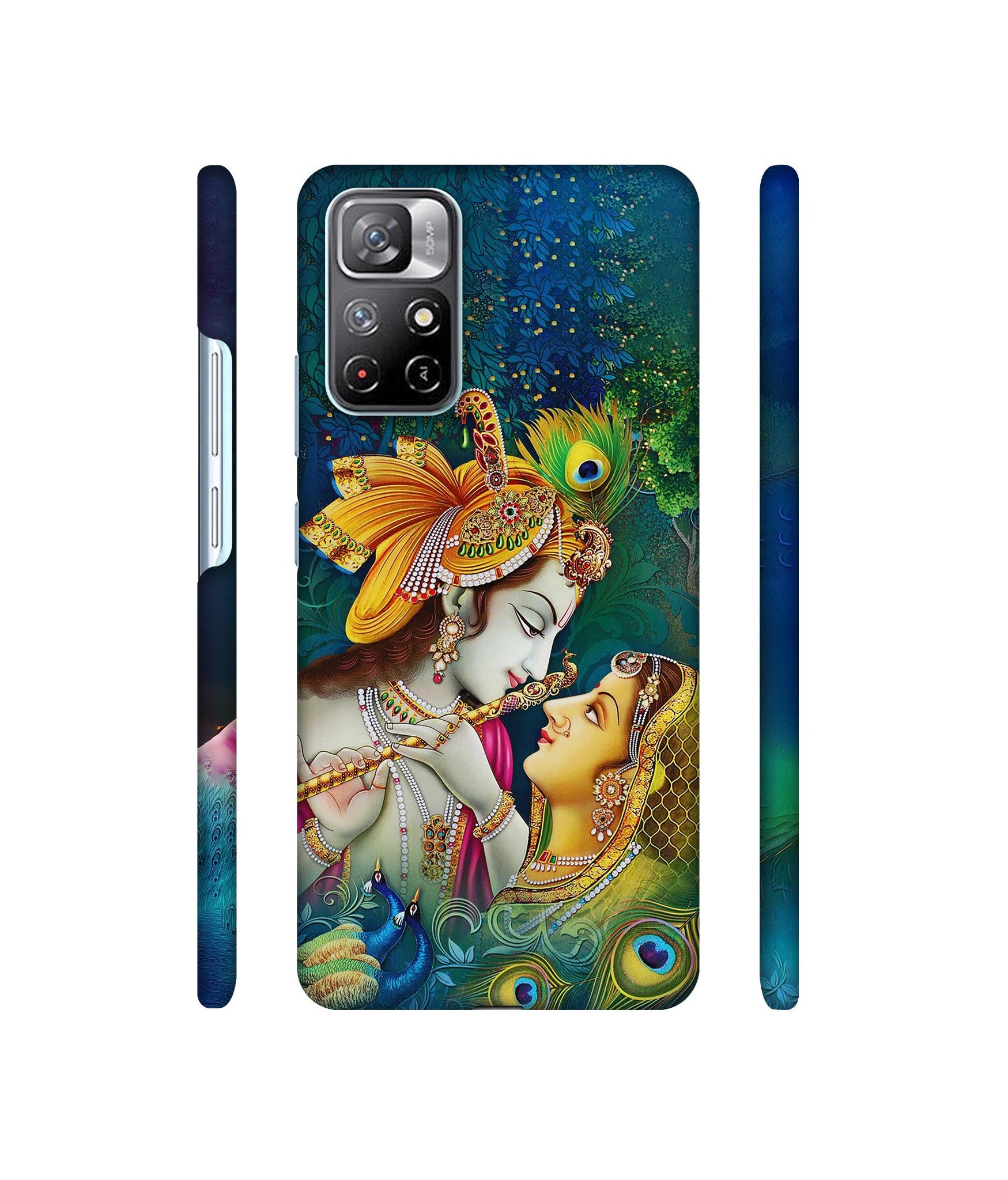 Radha Kishan Love Designer Hard Back Cover for Mi Redmi Note 11T 5G / Poco M4 Pro 5G
