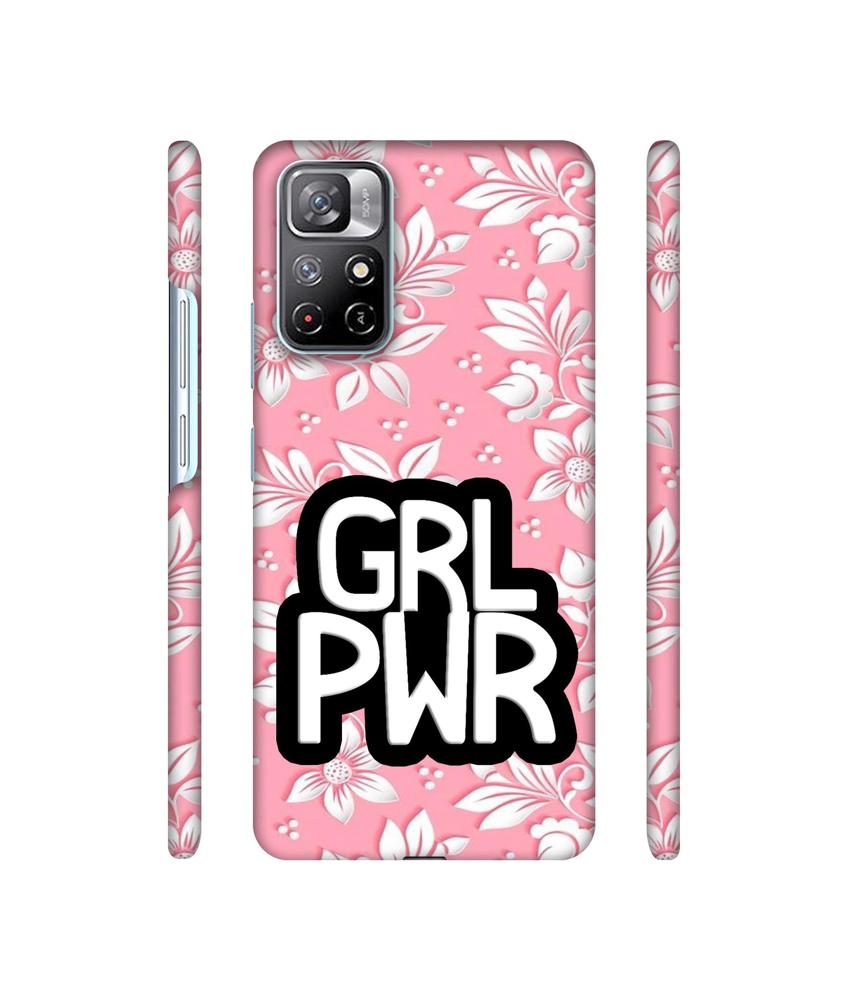 Girl Power Art Designer Hard Back Cover for Mi Redmi Note 11T 5G / Poco M4 Pro 5G