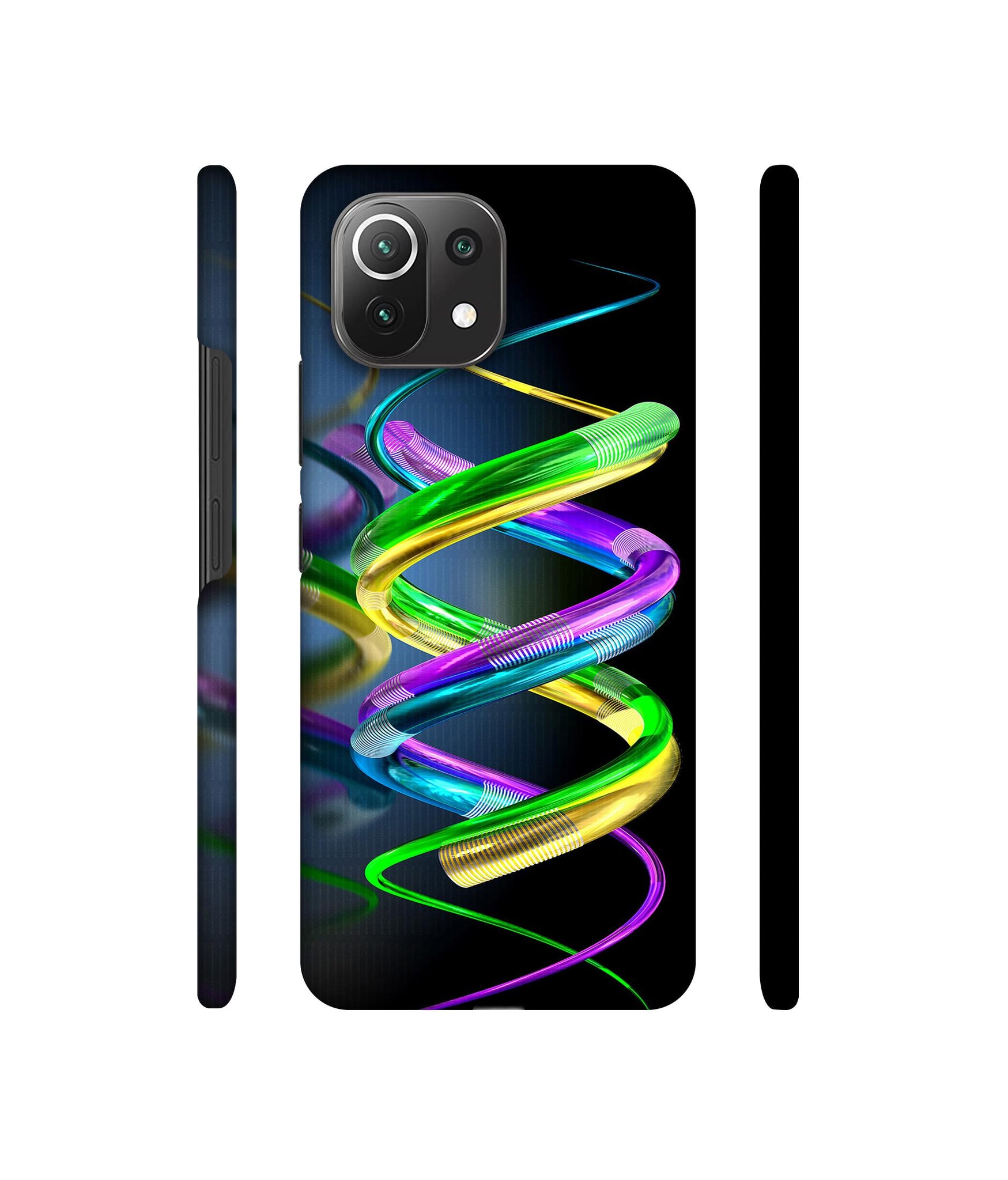 3D Spiral Designer Hard Back Cover for Mi 11 Lite NE 5G