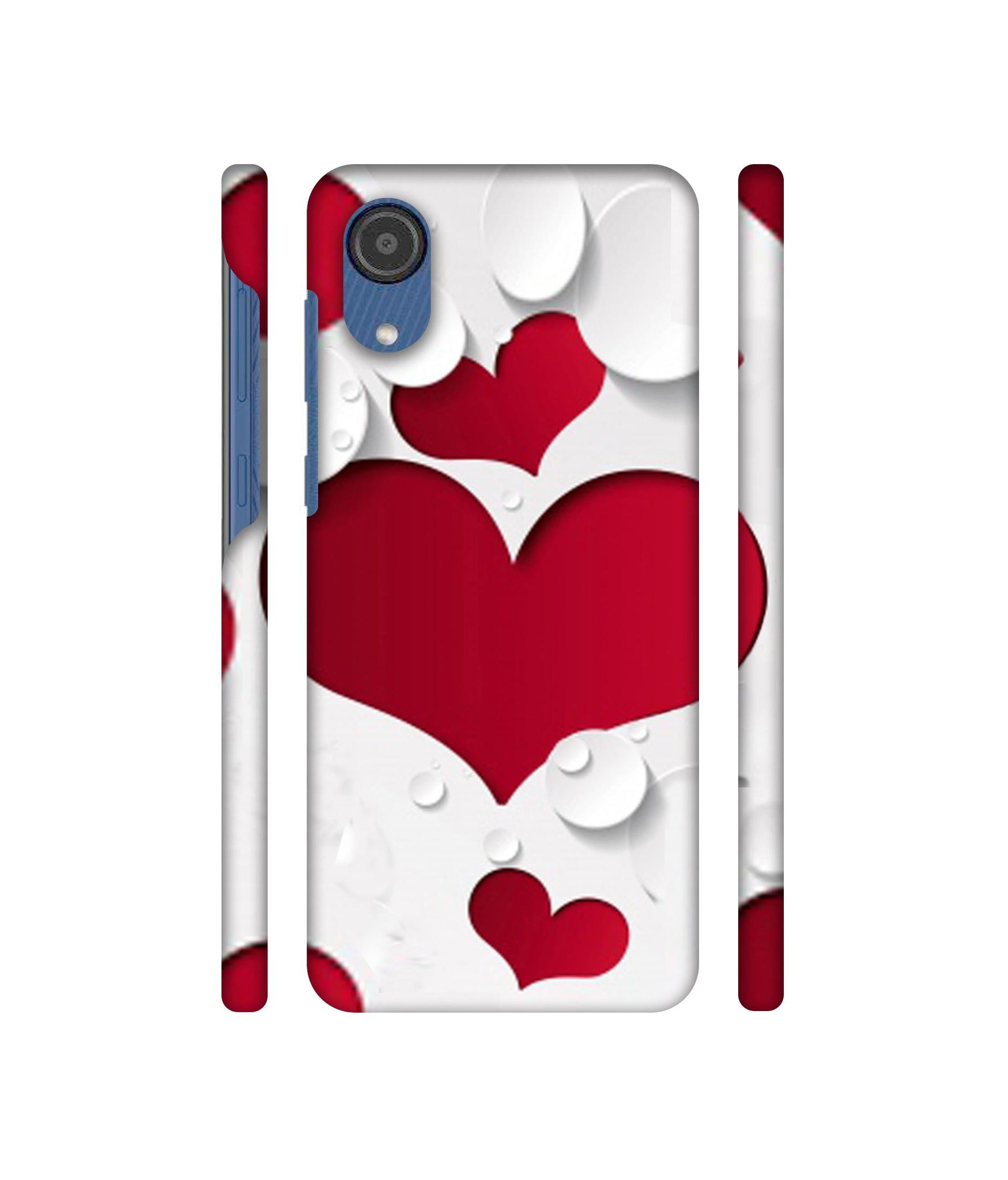 Multiple Hearts Designer Hard Back Cover for Samsung Galaxy M03