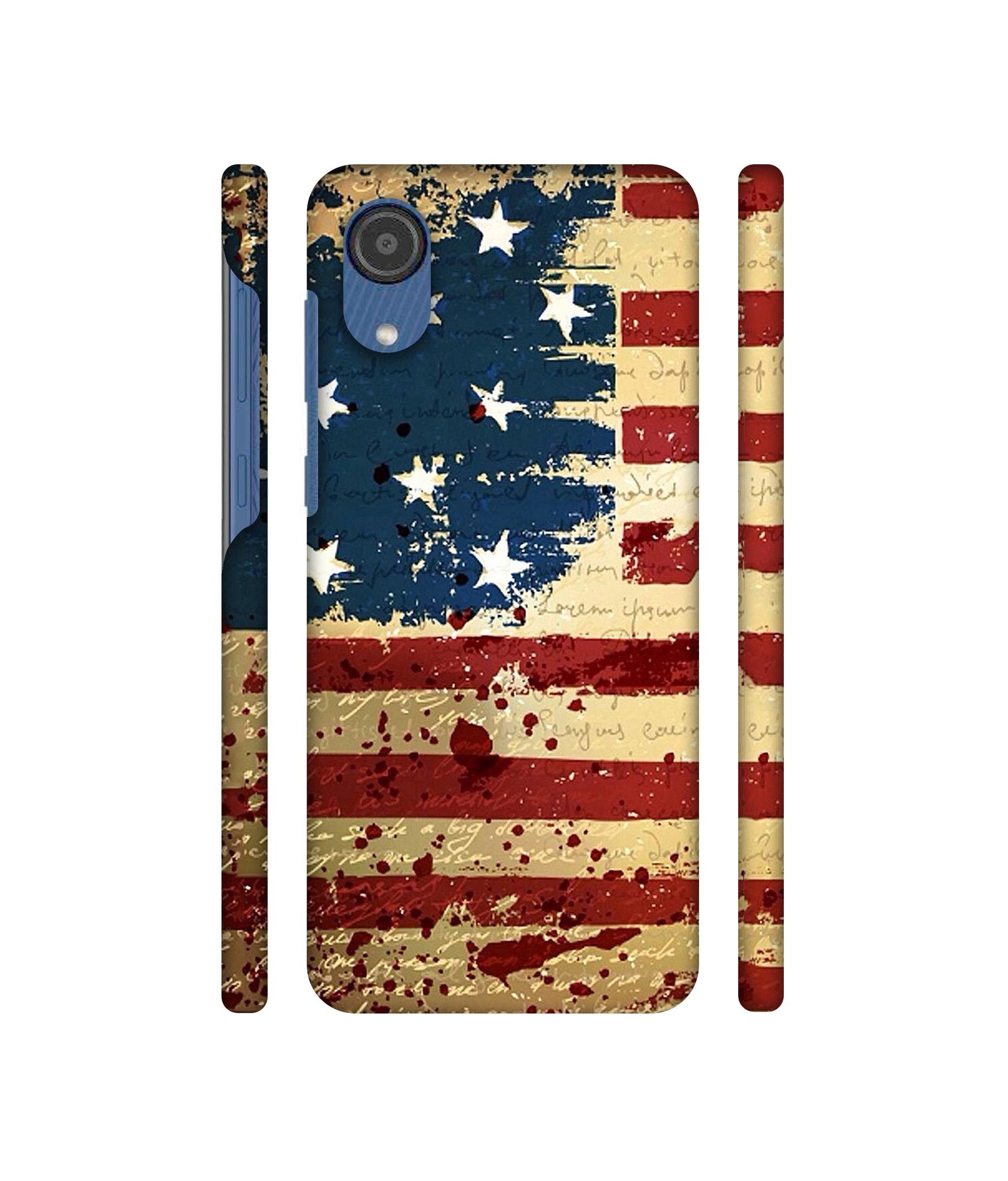 Colorful USA Flag Designer Hard Back Cover for Samsung Galaxy M03
