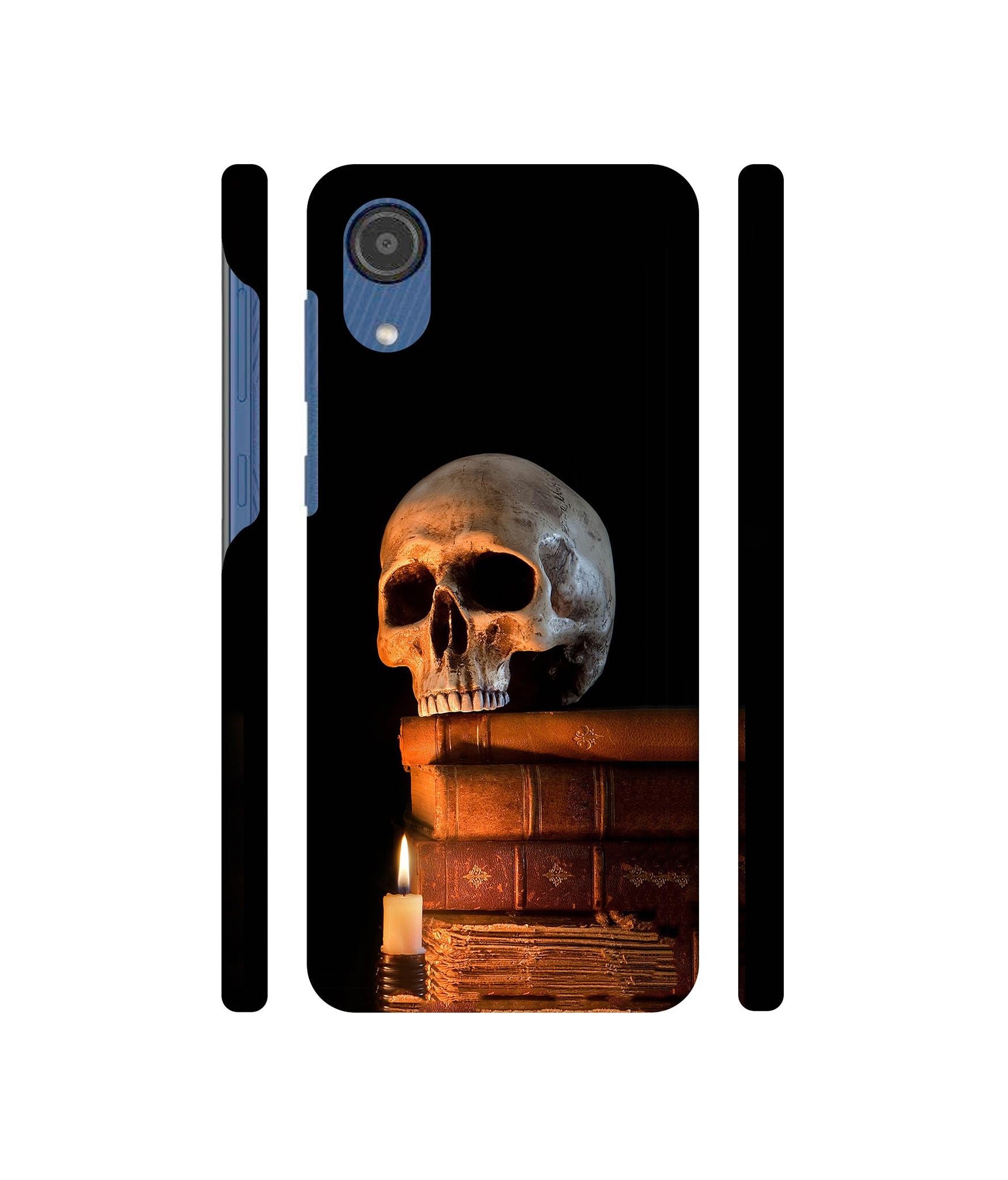 Skull Magic Candles Books Designer Hard Back Cover for Samsung Galaxy M03
