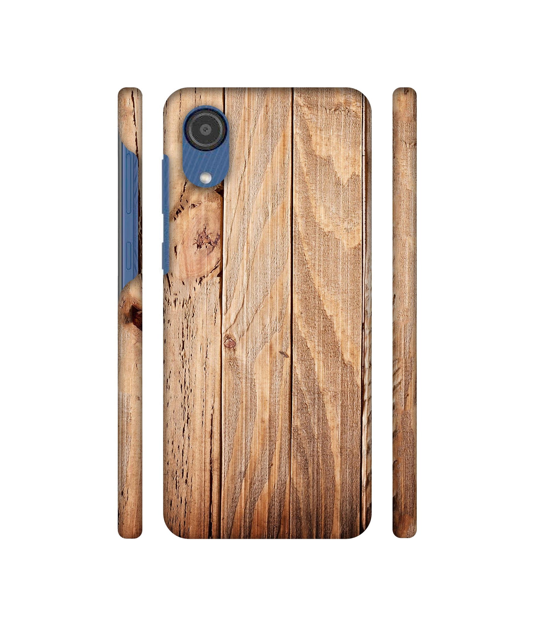 Wooden Texture Designer Hard Back Cover for Samsung Galaxy M03