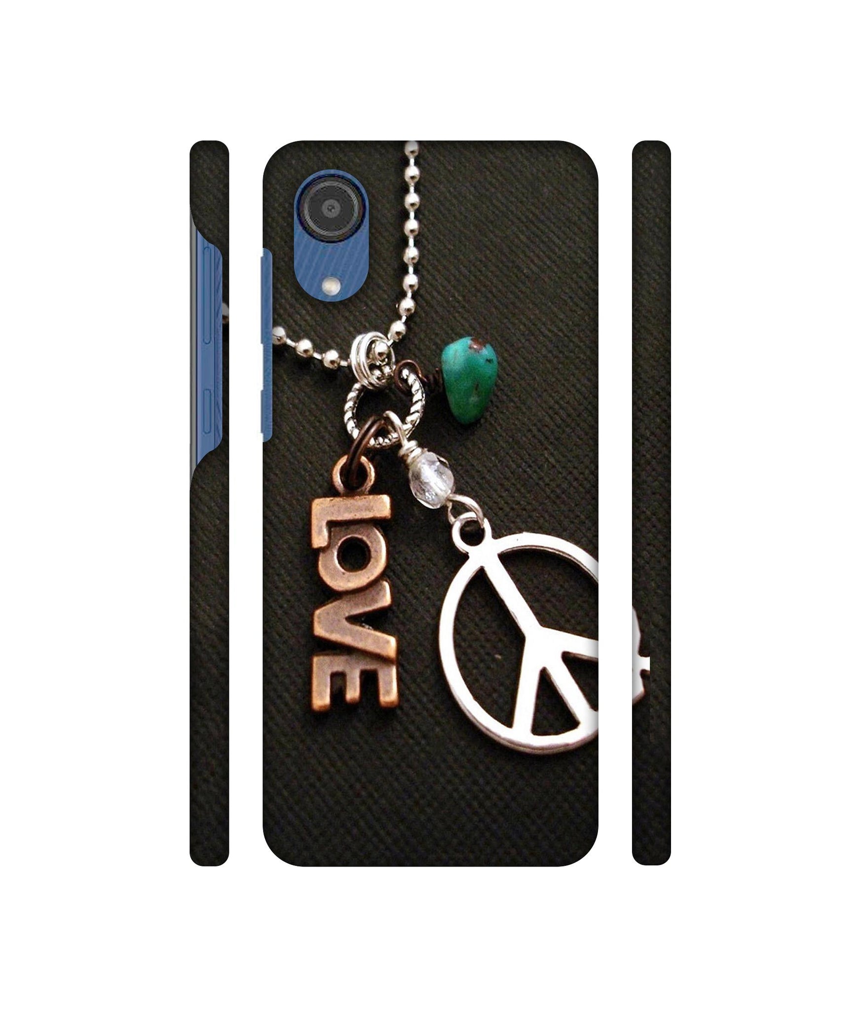 Love and Peace Designer Hard Back Cover for Samsung Galaxy M03