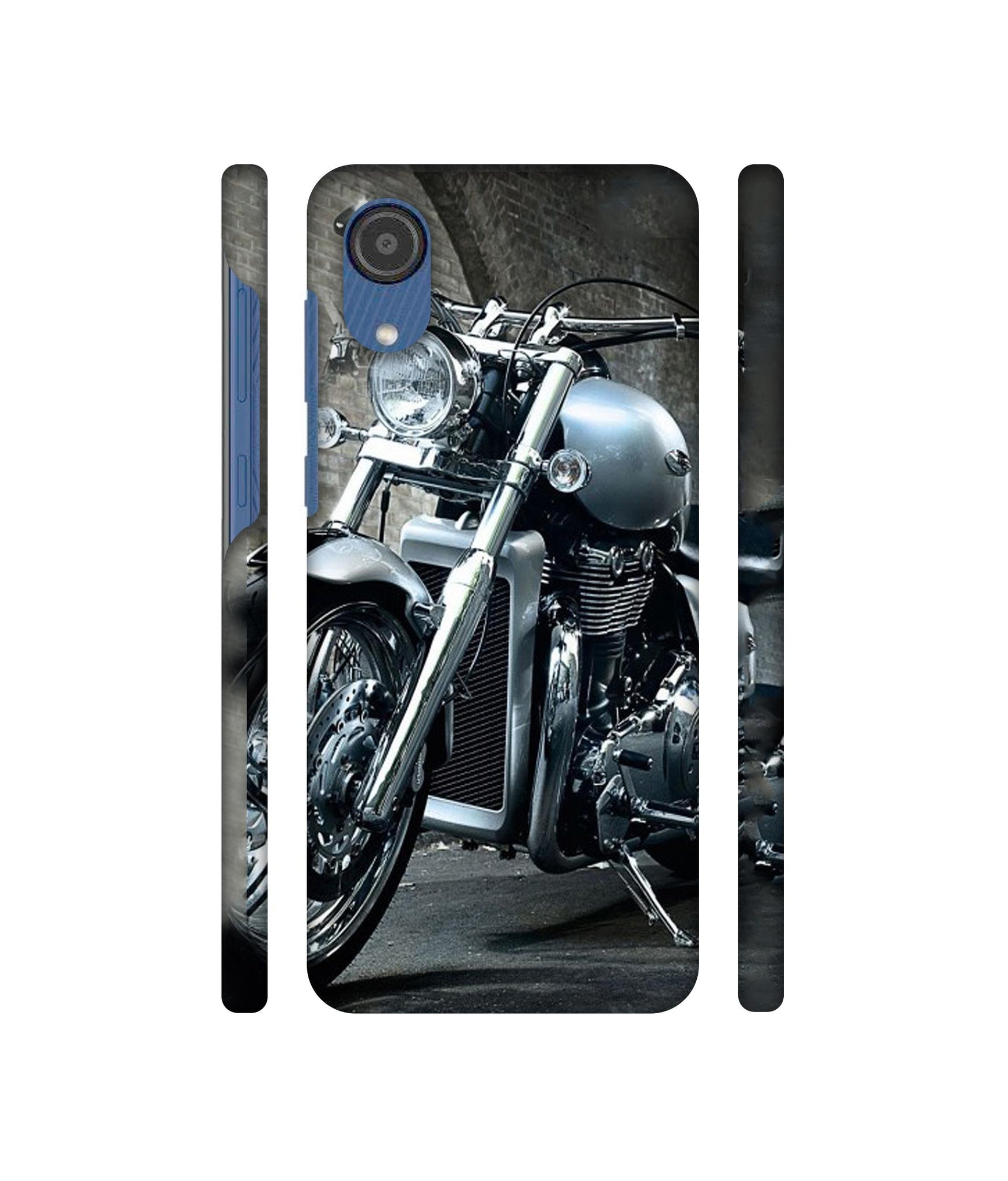 Motorcycle Designer Hard Back Cover for Samsung Galaxy M03