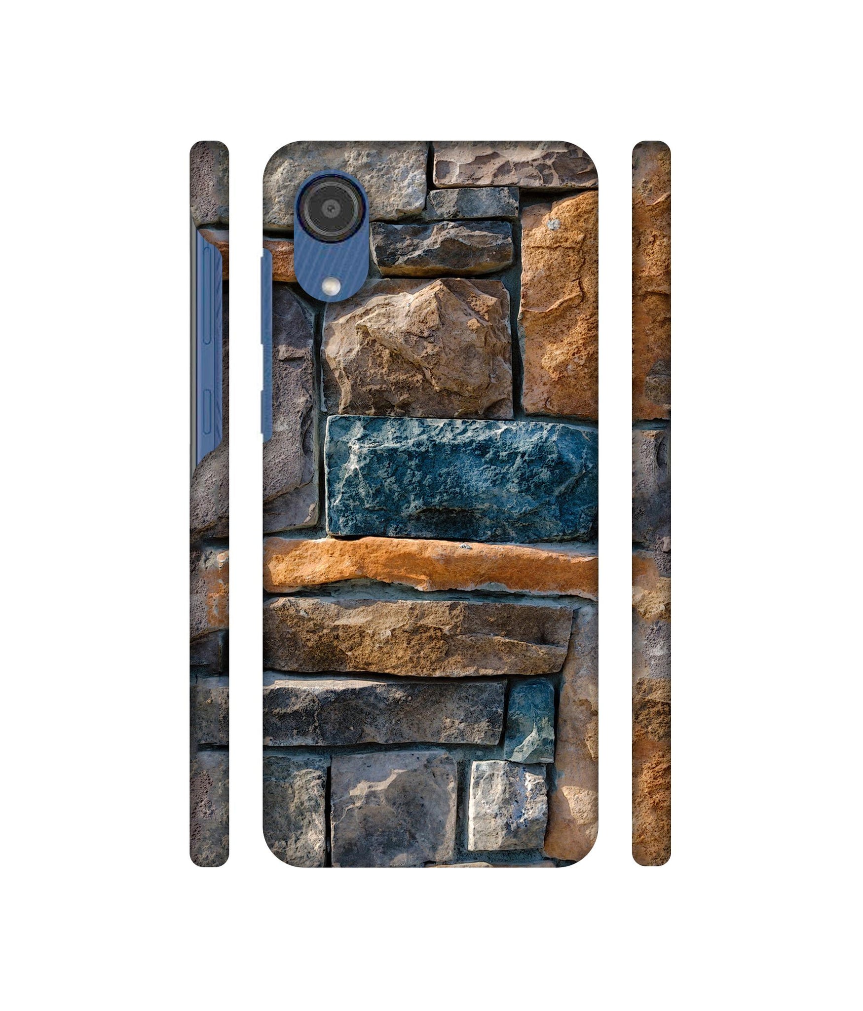 Decorative Stone Cladding Designer Hard Back Cover for Samsung Galaxy M03