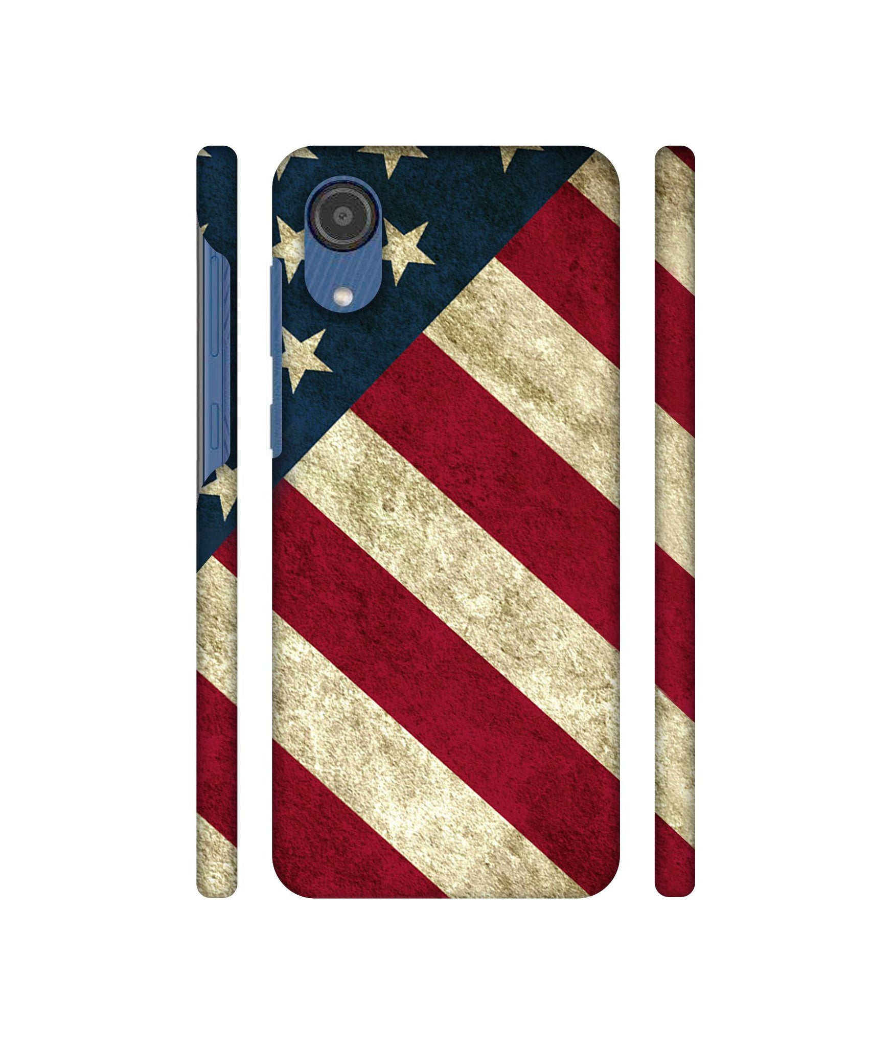 USA Flag Designer Hard Back Cover for Samsung Galaxy M03