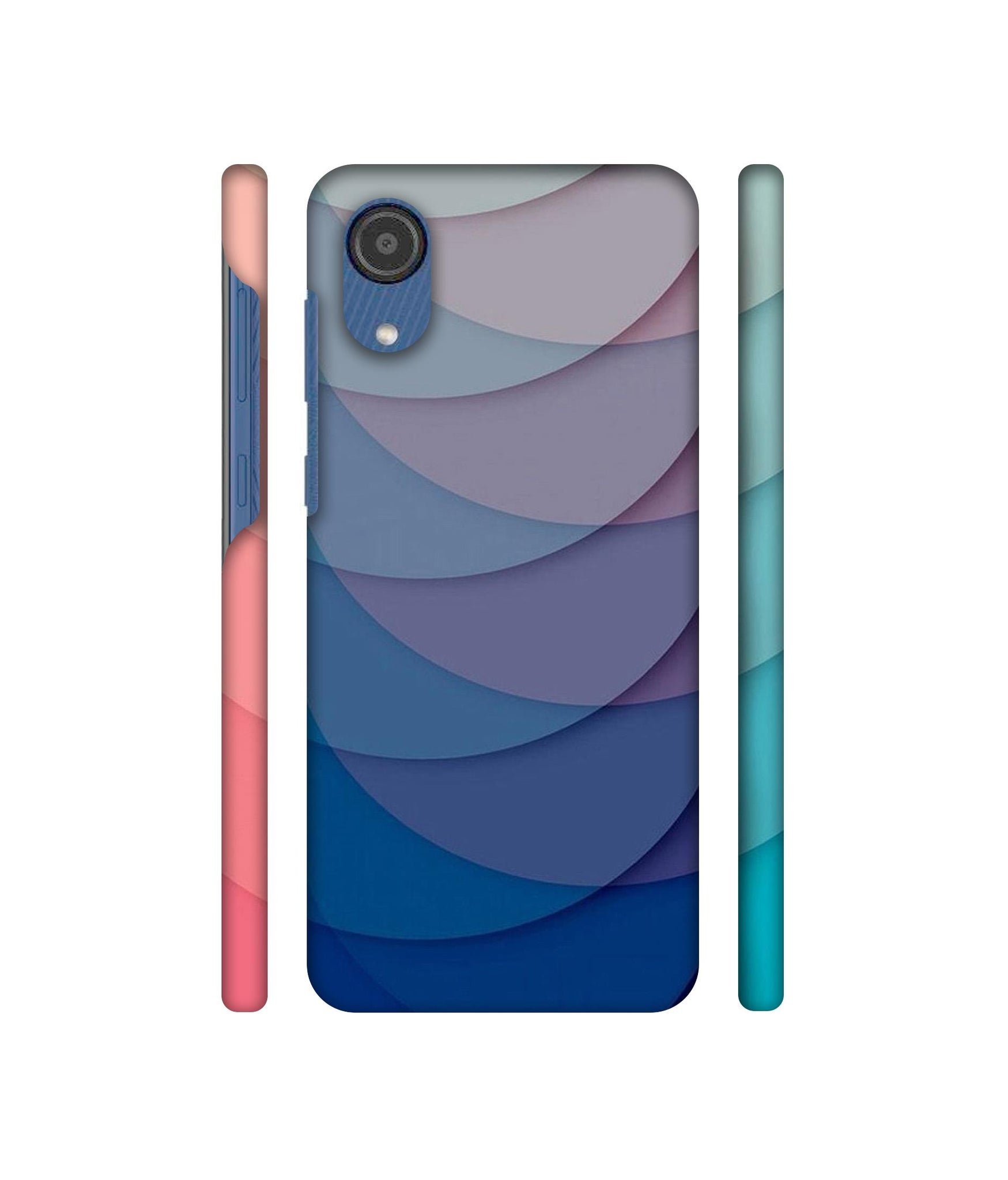 Waves Pattern Print Designer Hard Back Cover for Samsung Galaxy M03