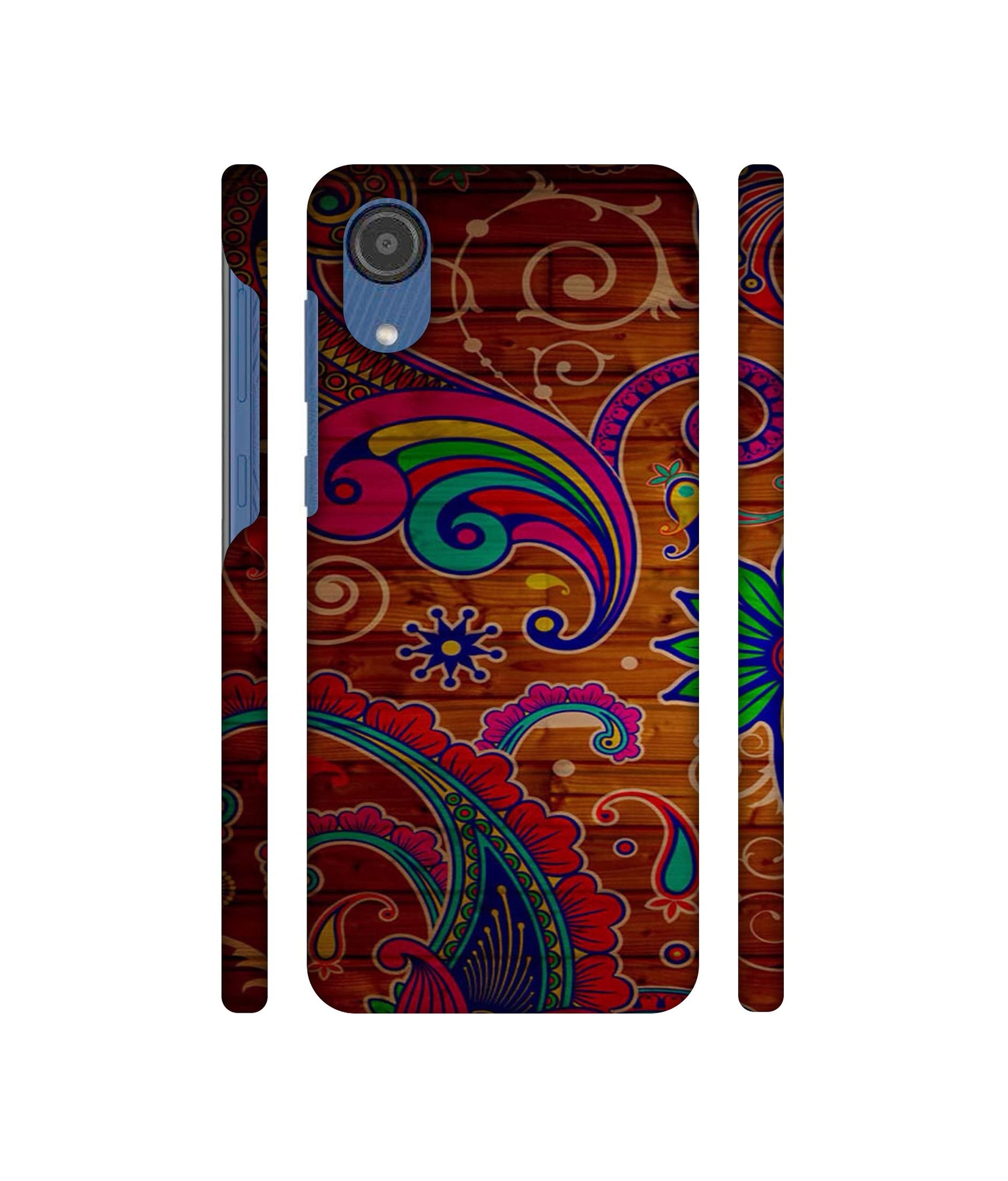 Wooden Pattern Print Designer Hard Back Cover for Samsung Galaxy M03