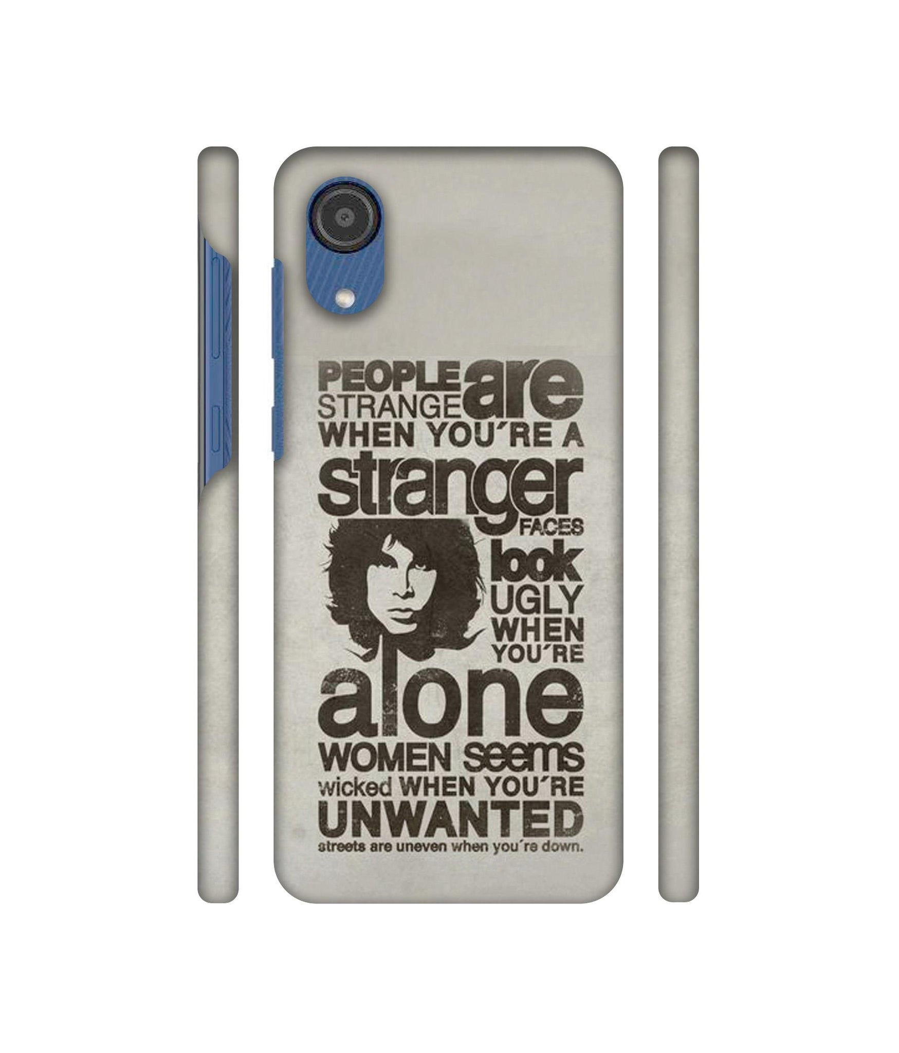 Quotes Pattern Designer Hard Back Cover for Samsung Galaxy M03