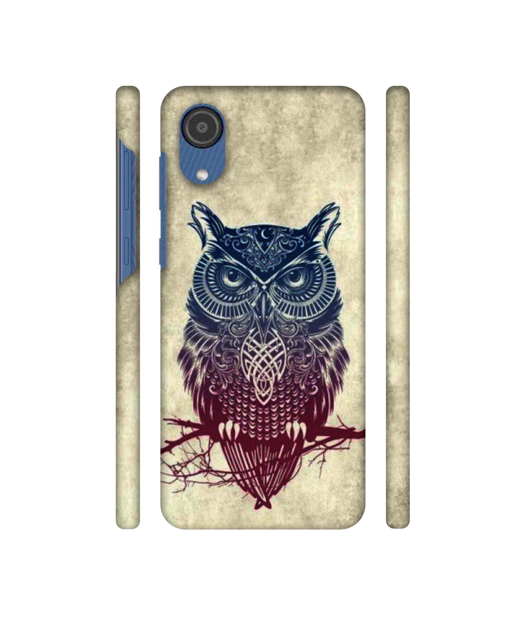 Owl Pattern Designer Hard Back Cover for Samsung Galaxy M03