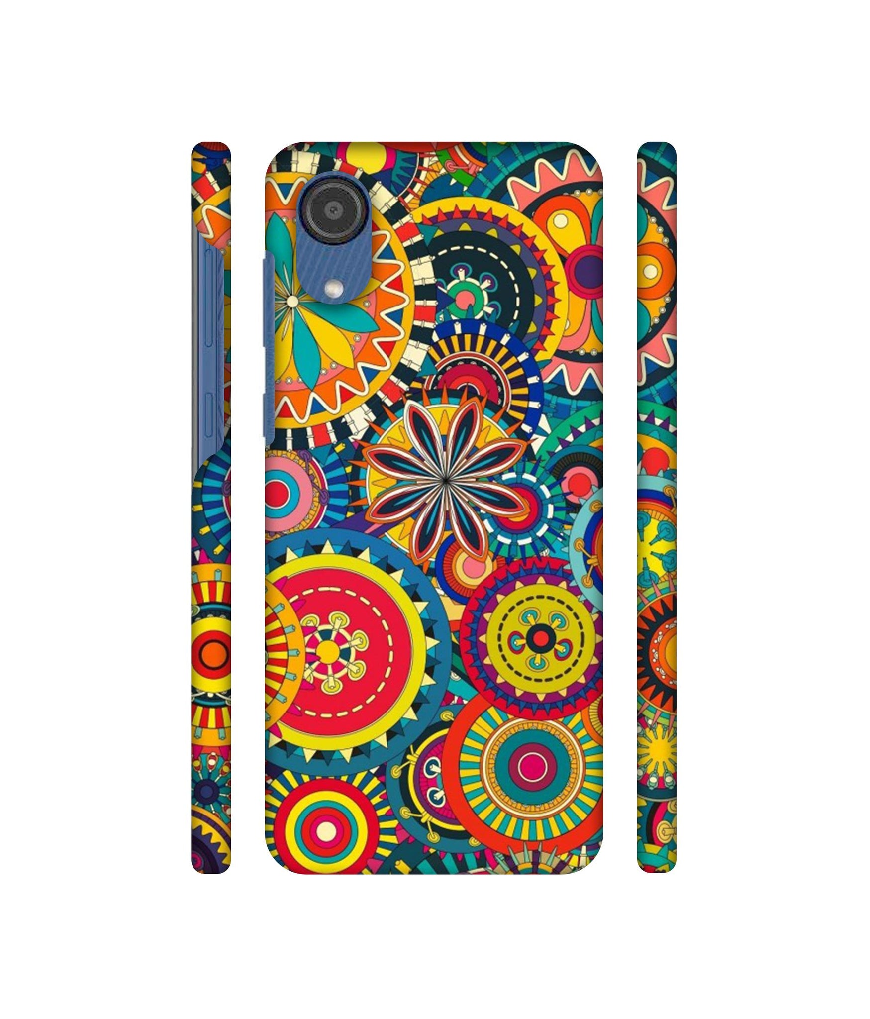 Ring Pattern Print Designer Hard Back Cover for Samsung Galaxy M03