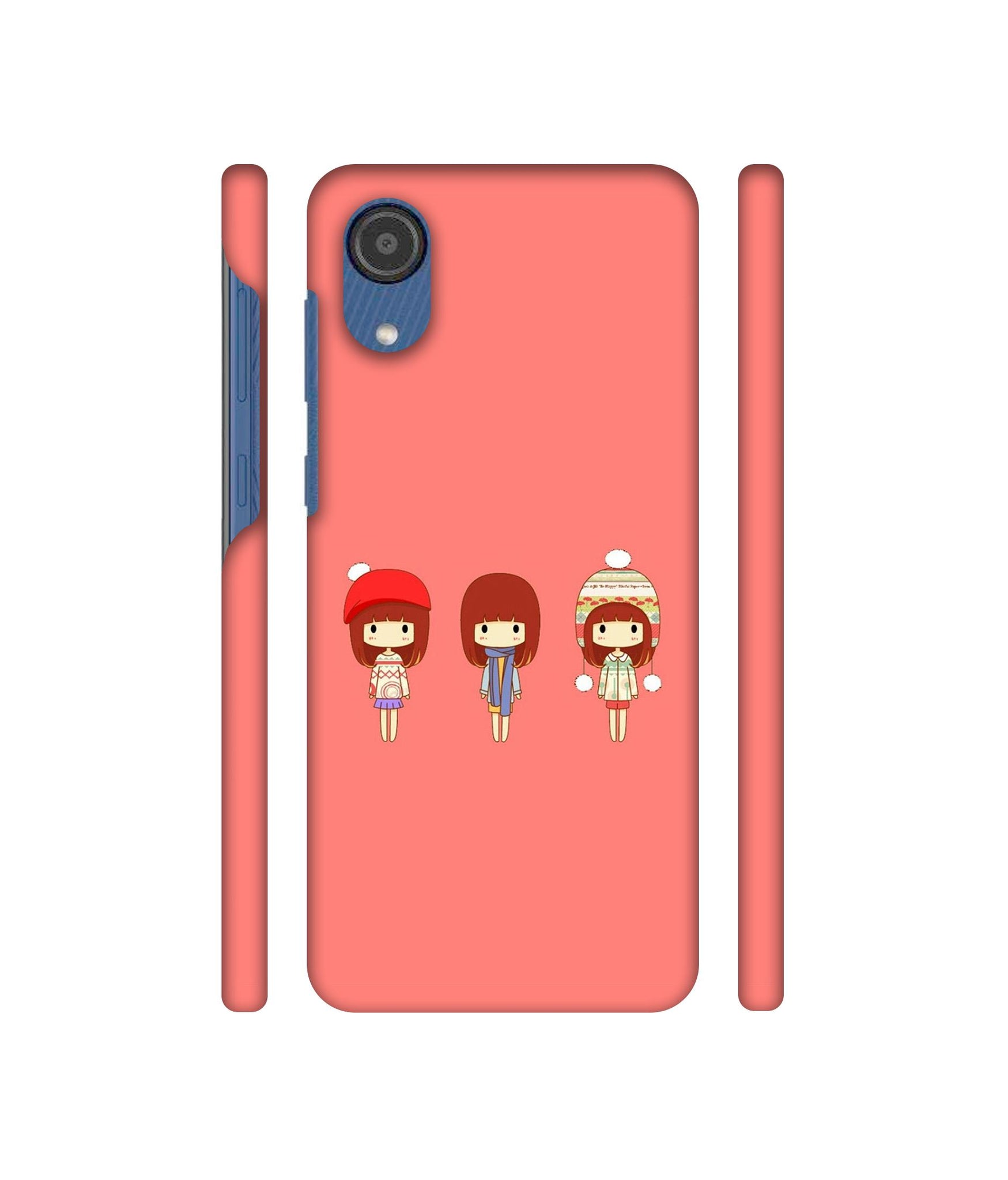 Cute Girls Designer Hard Back Cover for Samsung Galaxy M03