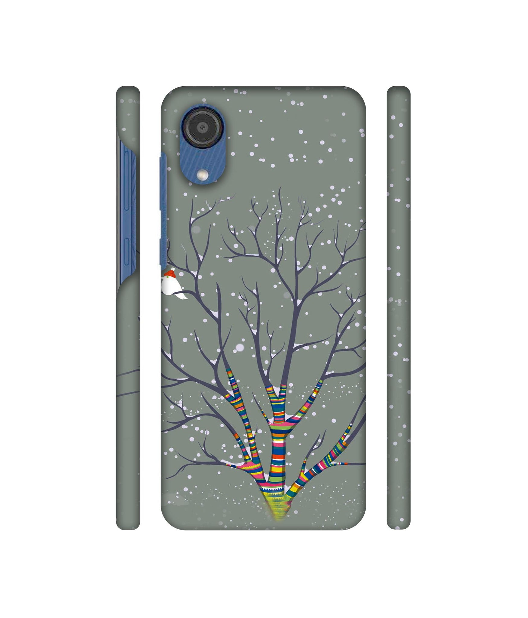 Winter Pattern Print Designer Hard Back Cover for Samsung Galaxy M03