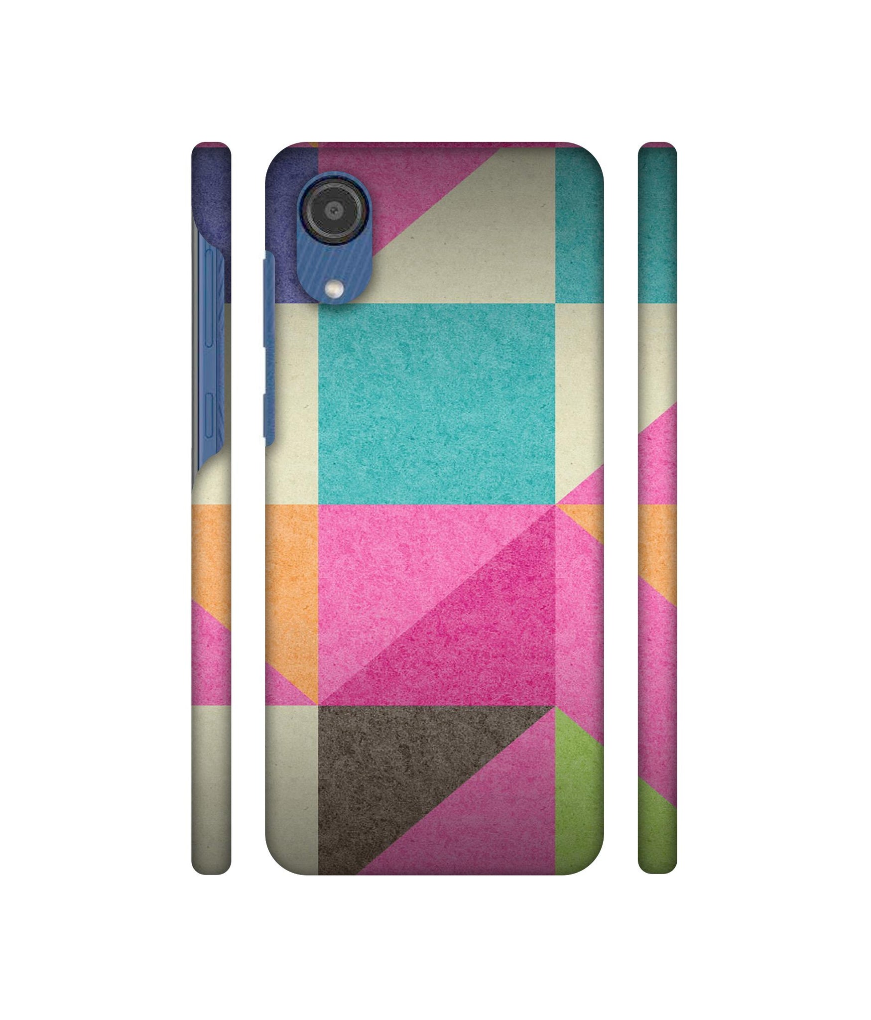 Pink Cyan Designer Hard Back Cover for Samsung Galaxy M03
