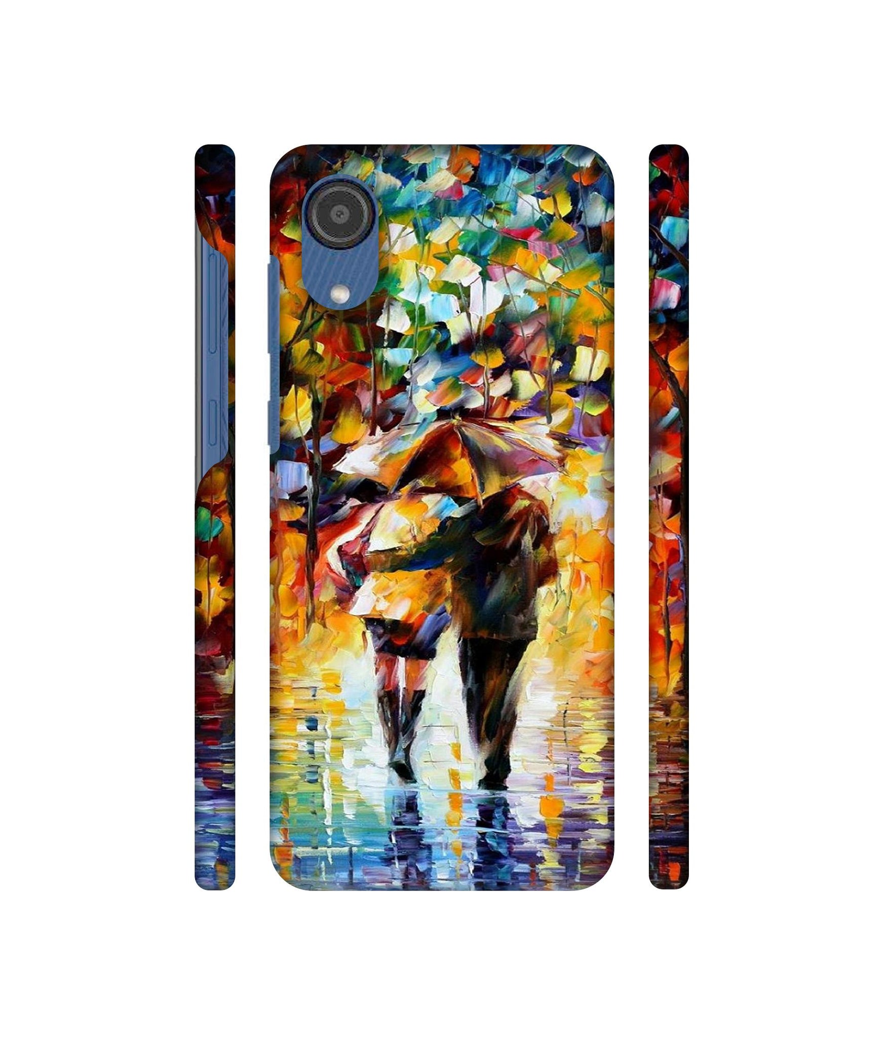 Paint Couple Pattern Designer Hard Back Cover for Samsung Galaxy M03