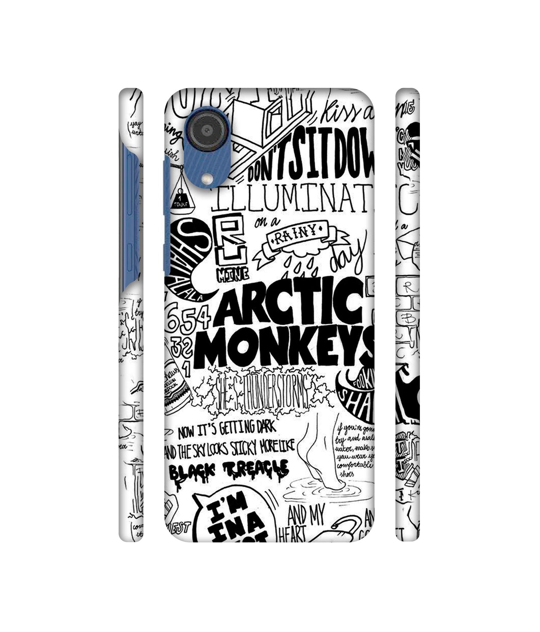 Arctic Monkeys Pattern Designer Hard Back Cover for Samsung Galaxy M03