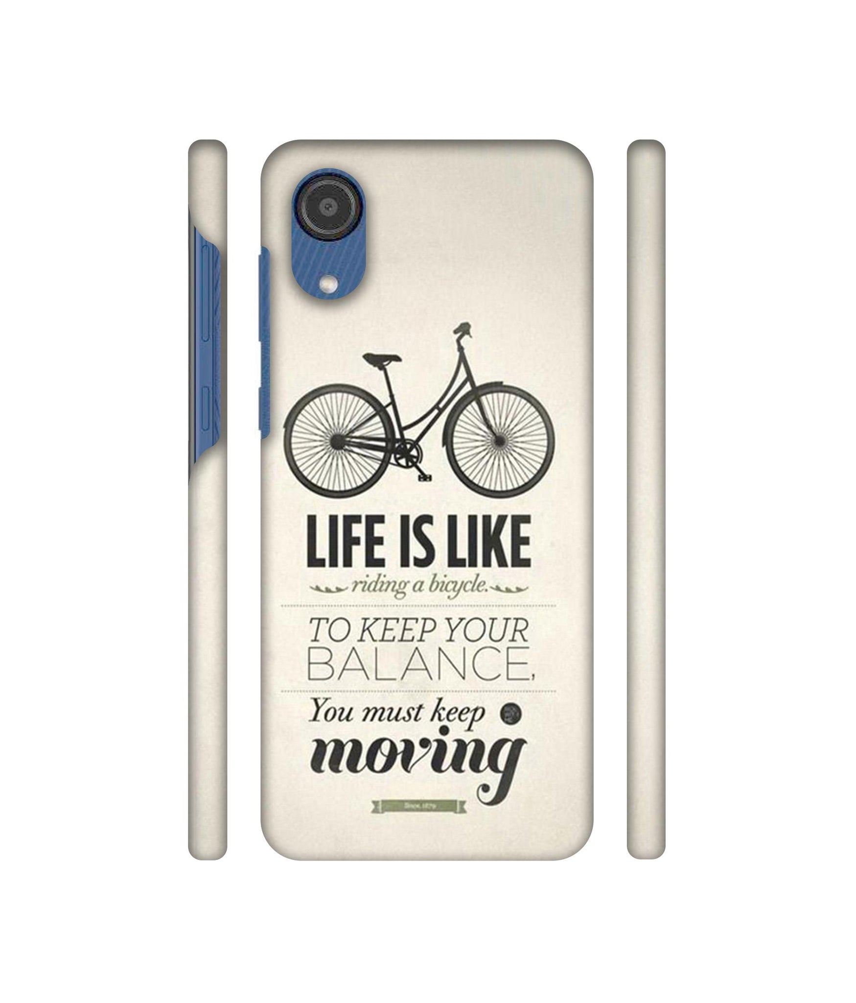 Life is Like Moving Designer Hard Back Cover for Samsung Galaxy M03