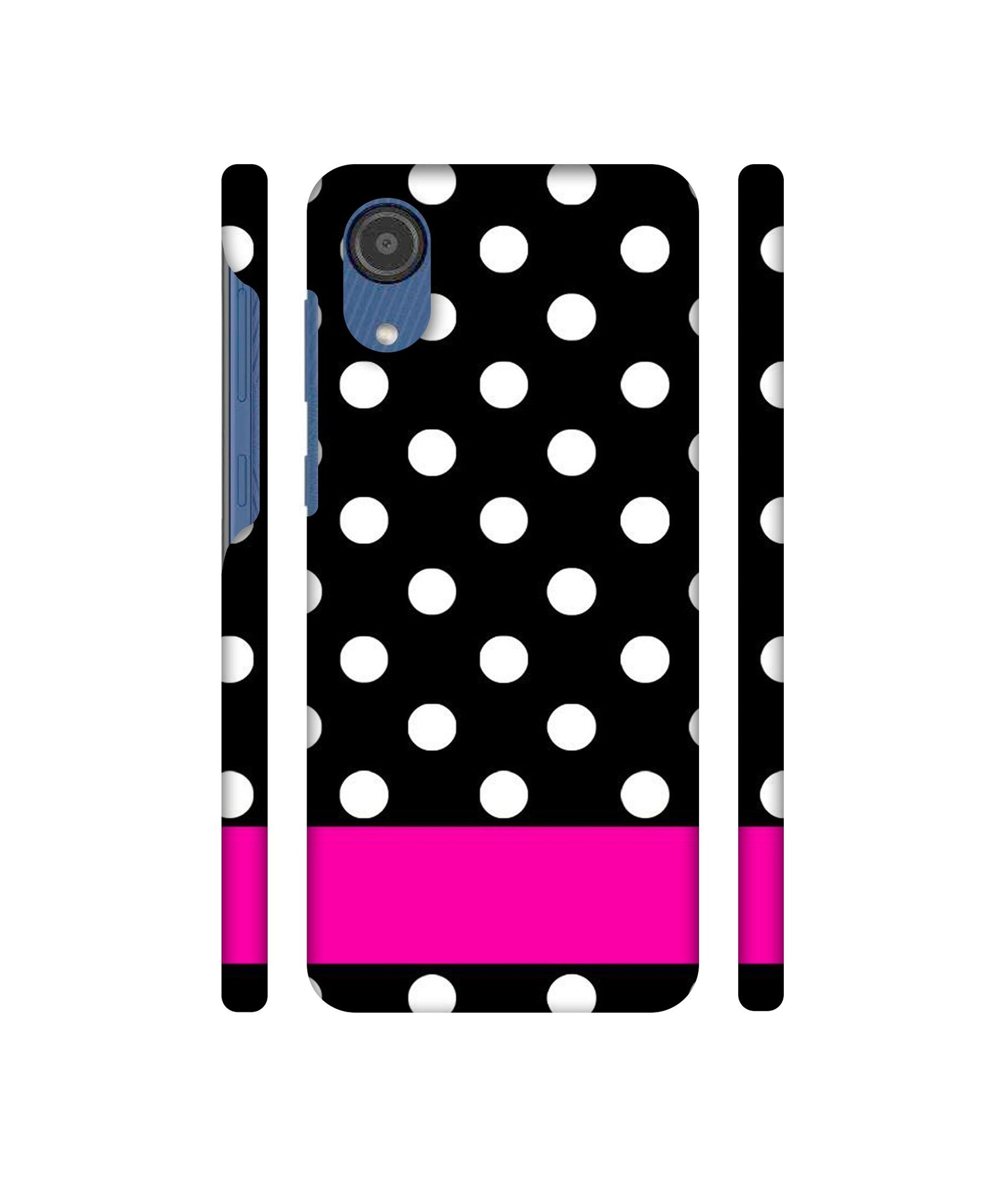 White Dots Pattern Designer Hard Back Cover for Samsung Galaxy M03