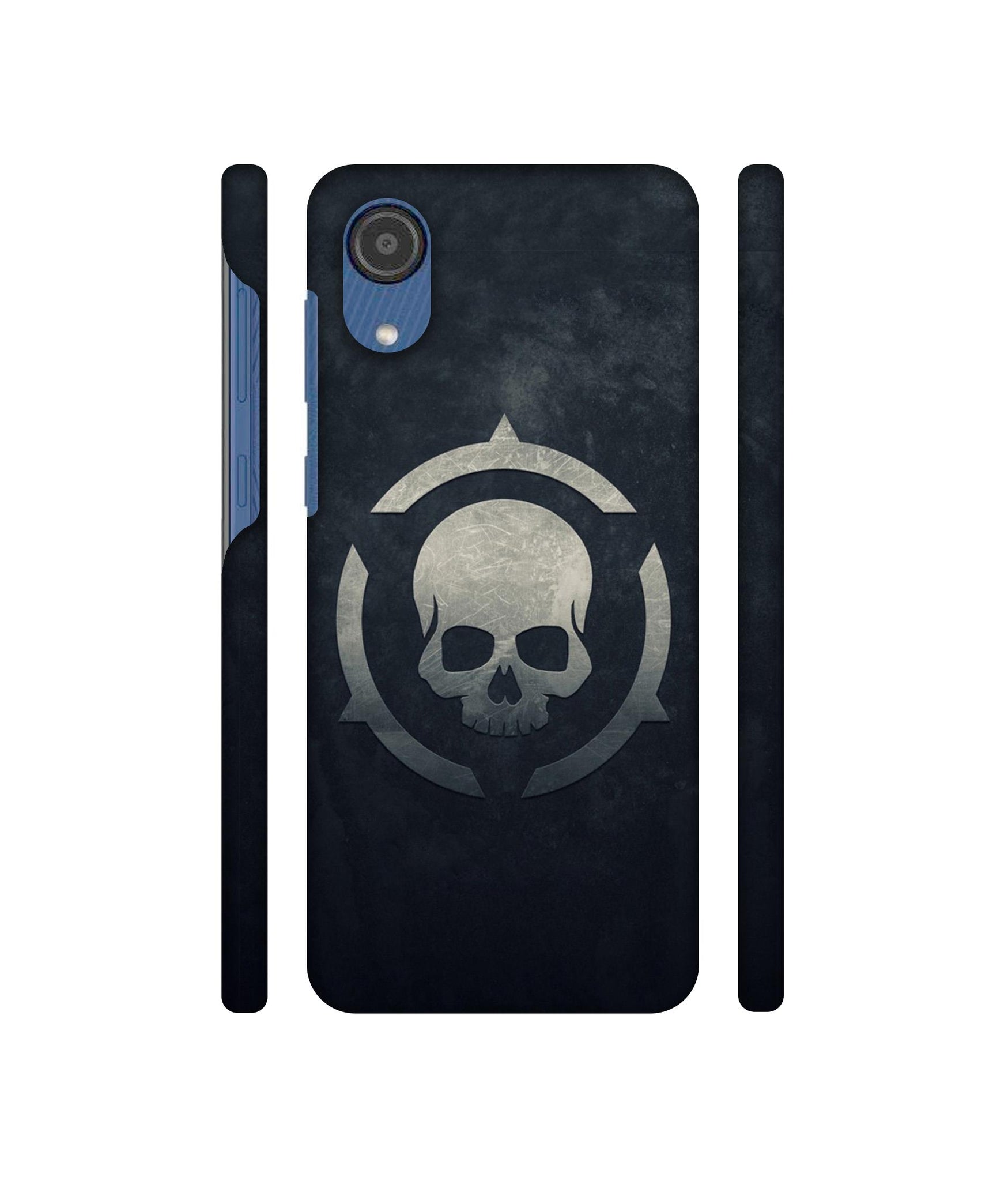 Skull Pattern Print Designer Hard Back Cover for Samsung Galaxy M03