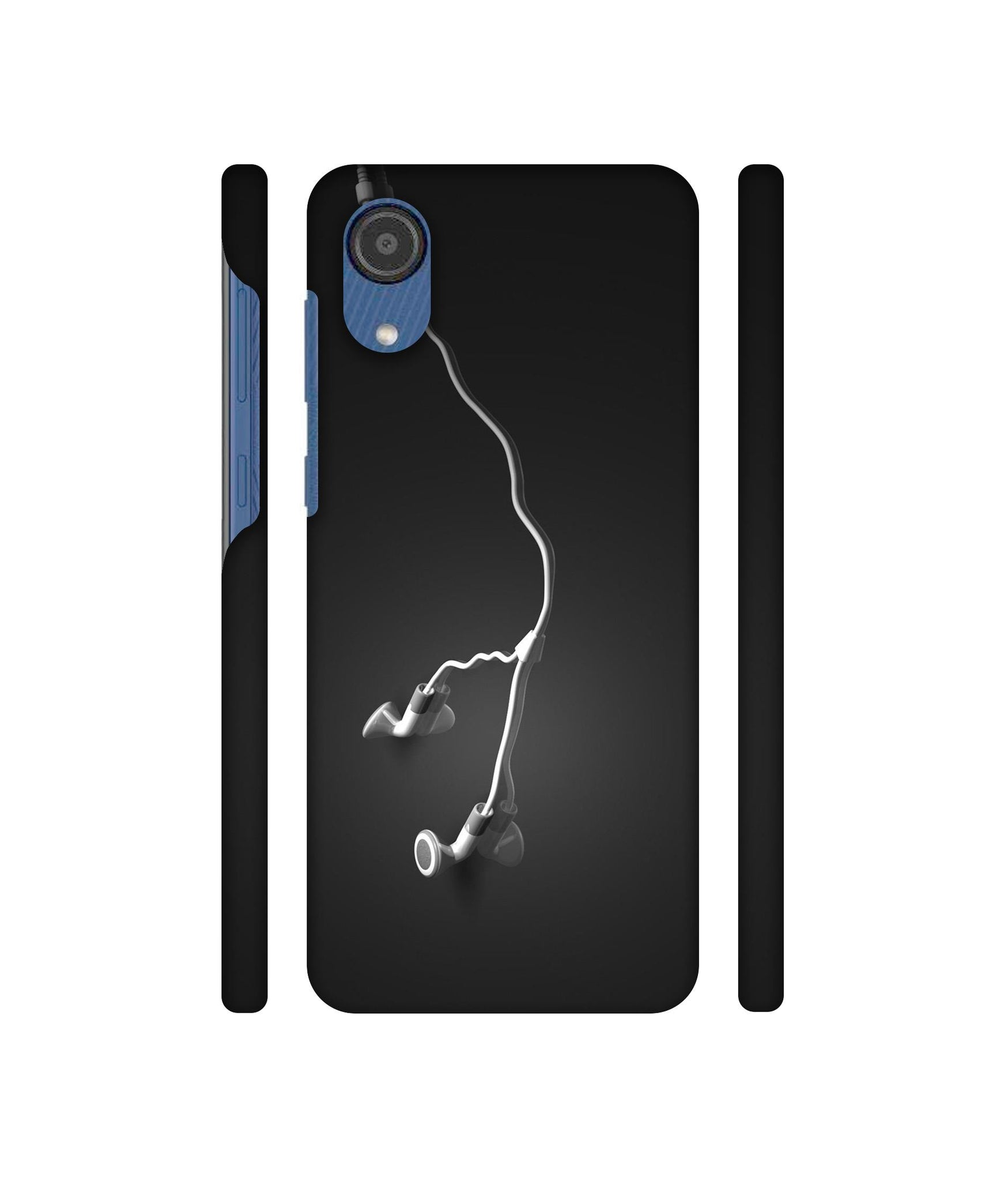 Headphone Designer Hard Back Cover for Samsung Galaxy M03