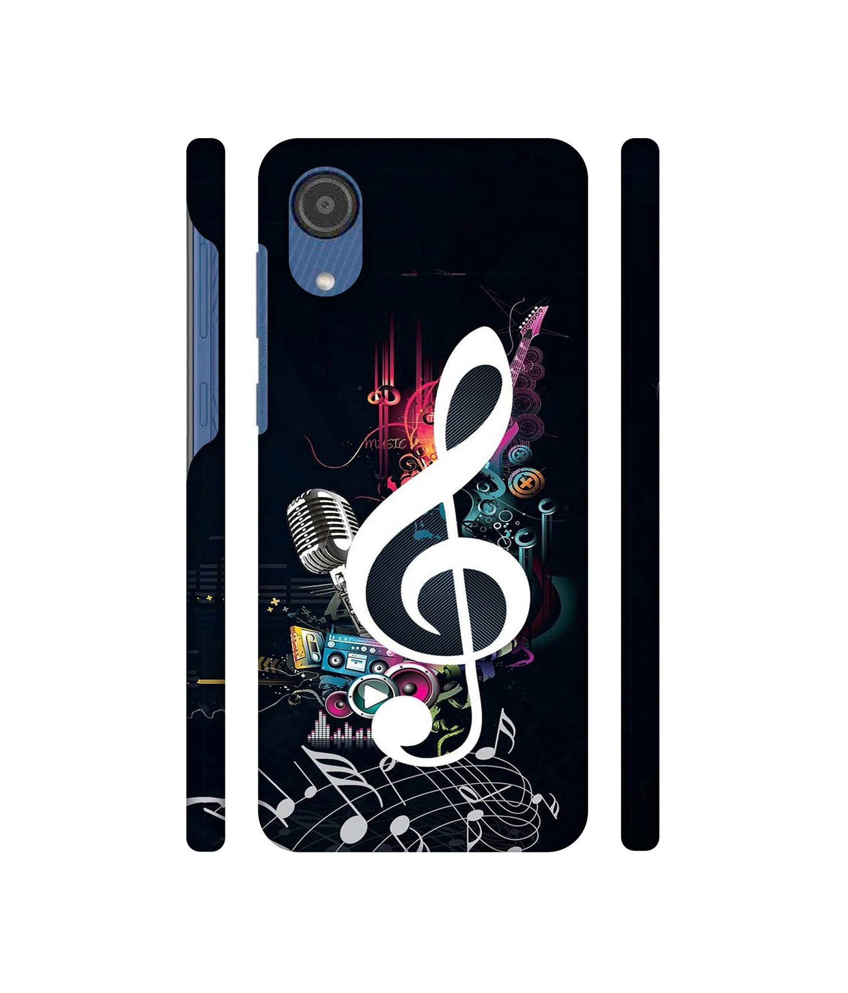 Mike and Music Designer Hard Back Cover for Samsung Galaxy M03