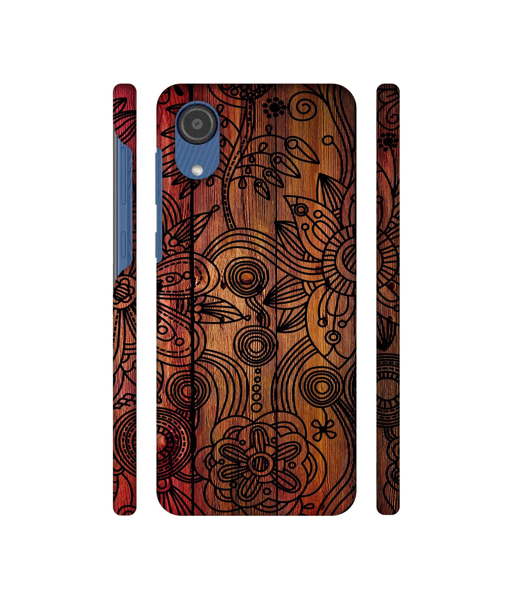 Dark Wooden Background Designer Hard Back Cover for Samsung Galaxy M03