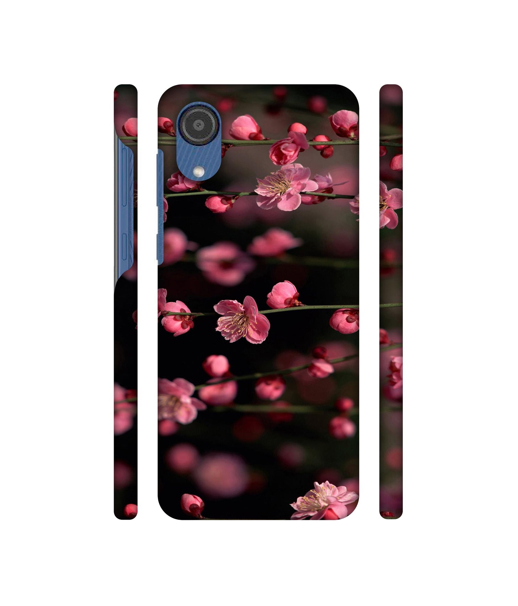 Pink Flowers Designer Hard Back Cover for Samsung Galaxy M03