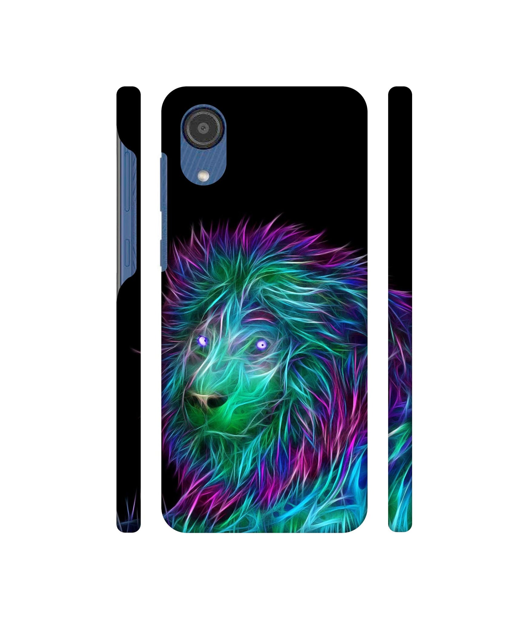 3D Lion Designer Hard Back Cover for Samsung Galaxy M03
