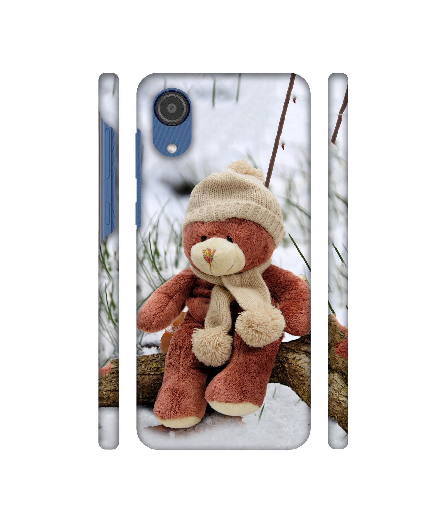 Woolen Bear Designer Hard Back Cover for Samsung Galaxy M03