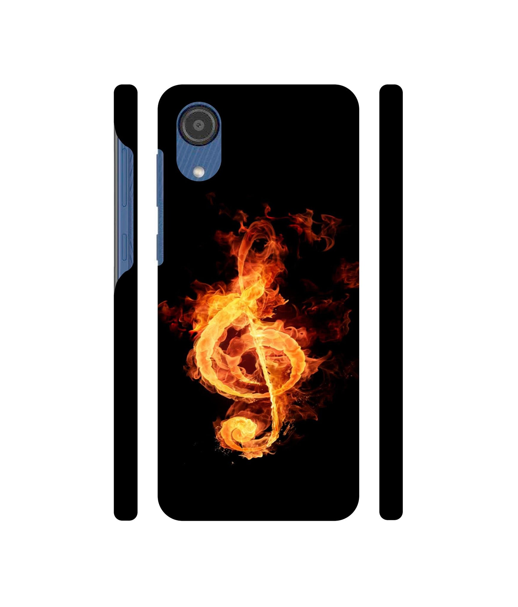 Fire Note Designer Hard Back Cover for Samsung Galaxy M03