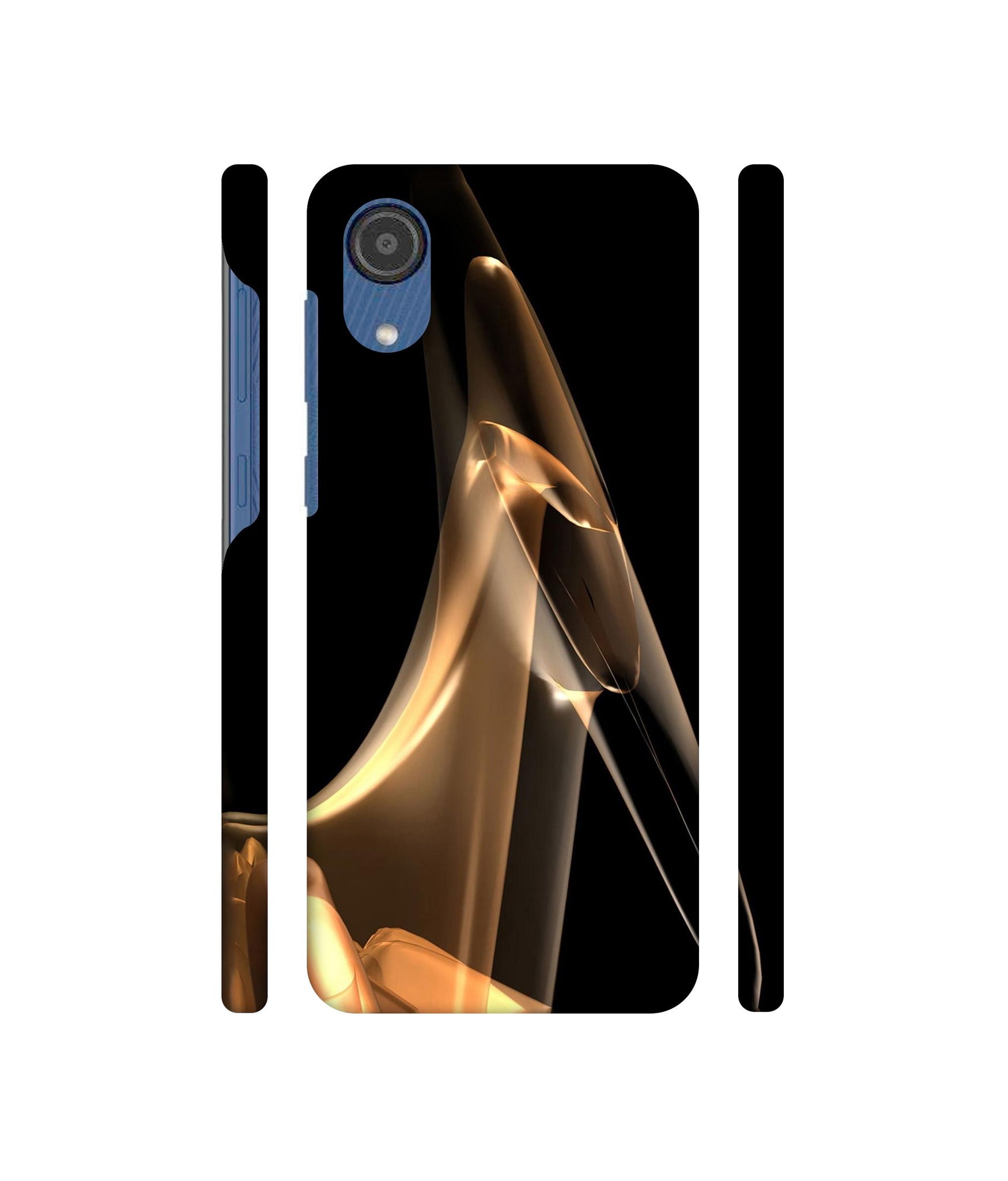 Gold Smoke Designer Hard Back Cover for Samsung Galaxy M03