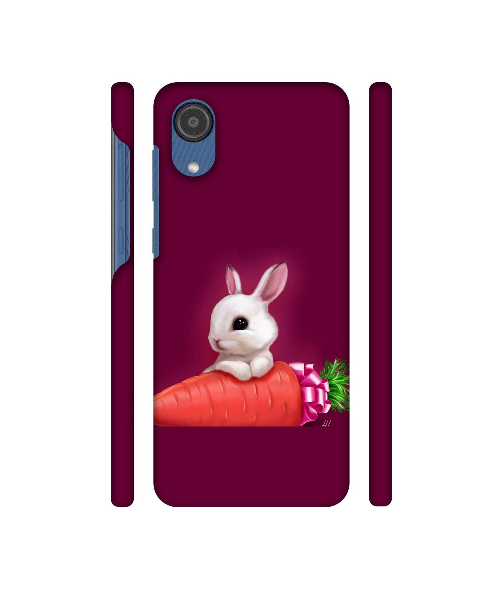 Bunny With Carrot Designer Hard Back Cover for Samsung Galaxy M03