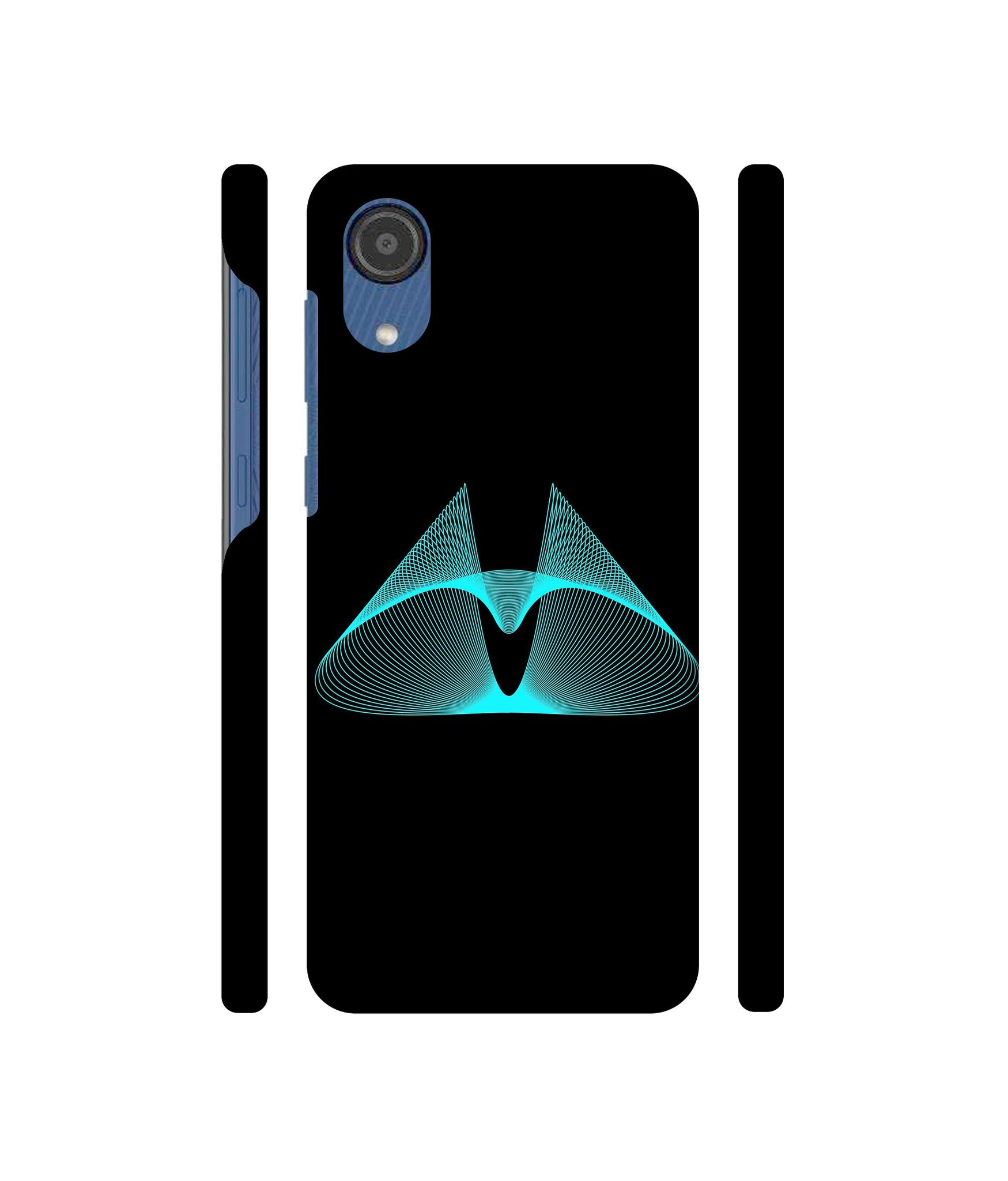 Mesh Shape Glitter Designer Hard Back Cover for Samsung Galaxy M03