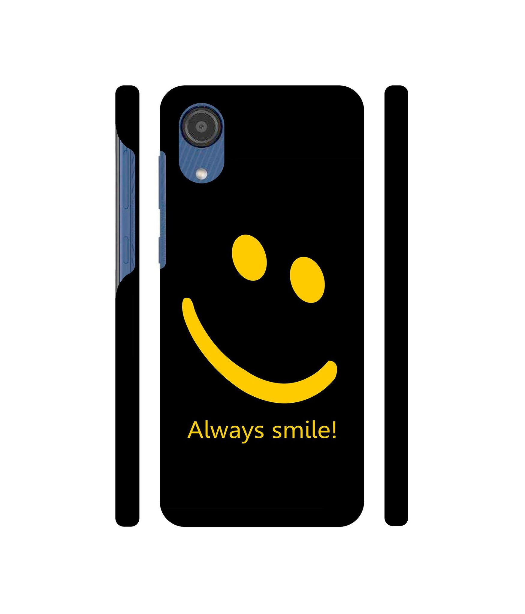 Always Smile Quote Designer Hard Back Cover for Samsung Galaxy M03