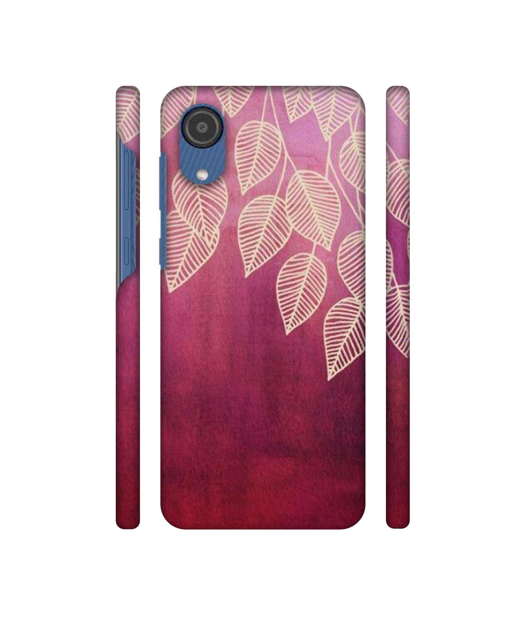 Leaf Pattern Designer Hard Back Cover for Samsung Galaxy M03