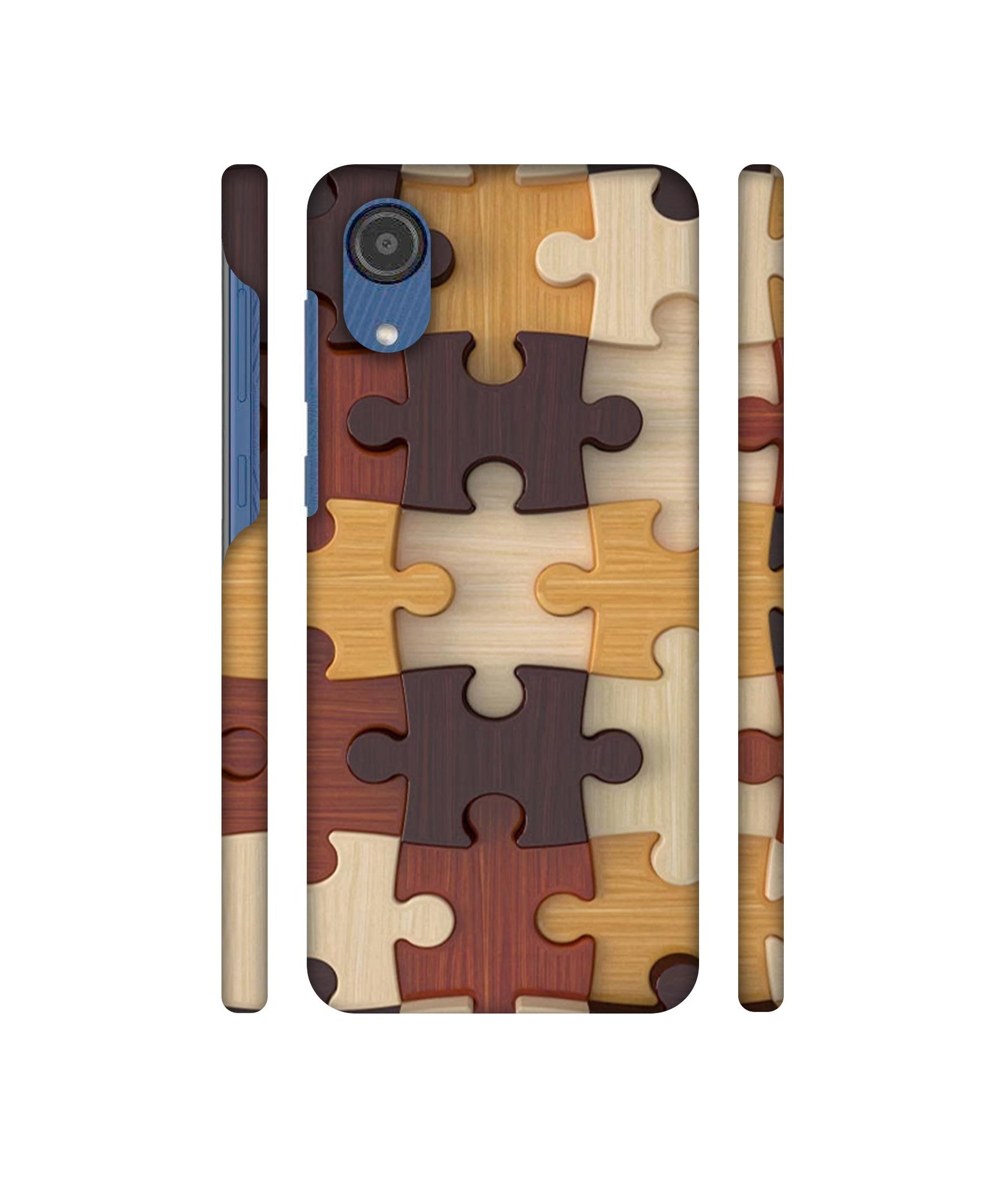 Puzzle Pattern Designer Hard Back Cover for Samsung Galaxy M03