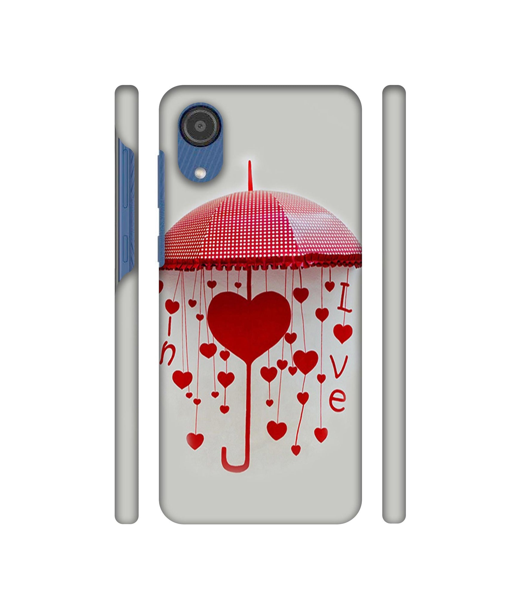 Love Heart Designer Hard Back Cover for Samsung Galaxy M03