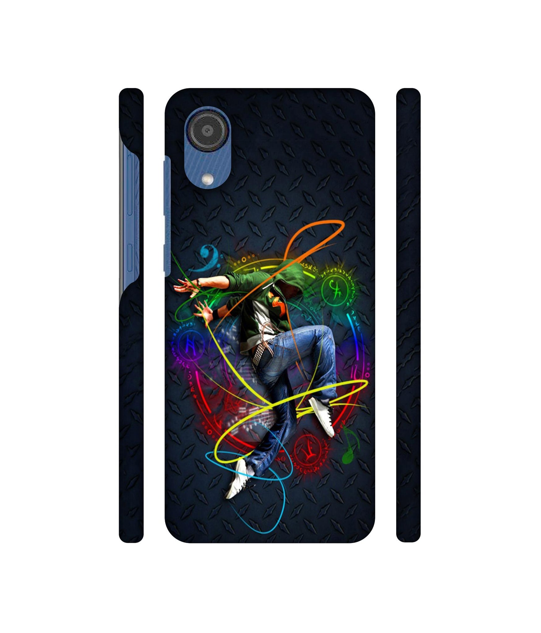 Boy With Music Designer Hard Back Cover for Samsung Galaxy M03
