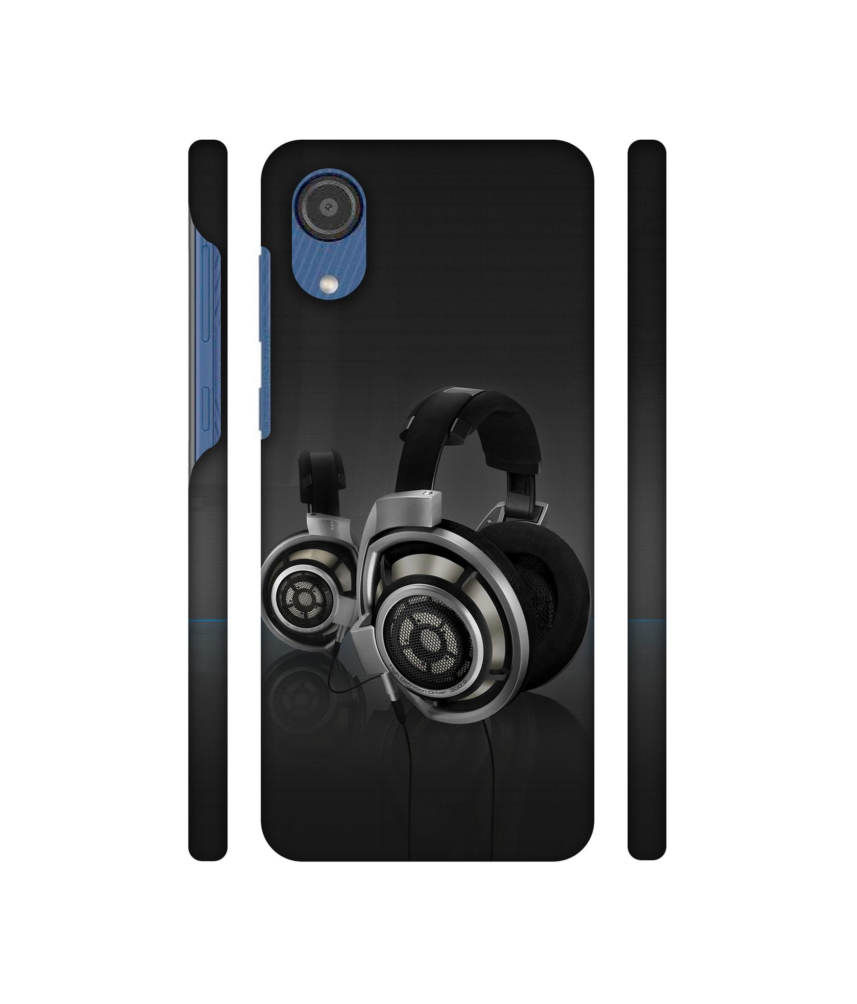 Head Phone Designer Hard Back Cover for Samsung Galaxy M03