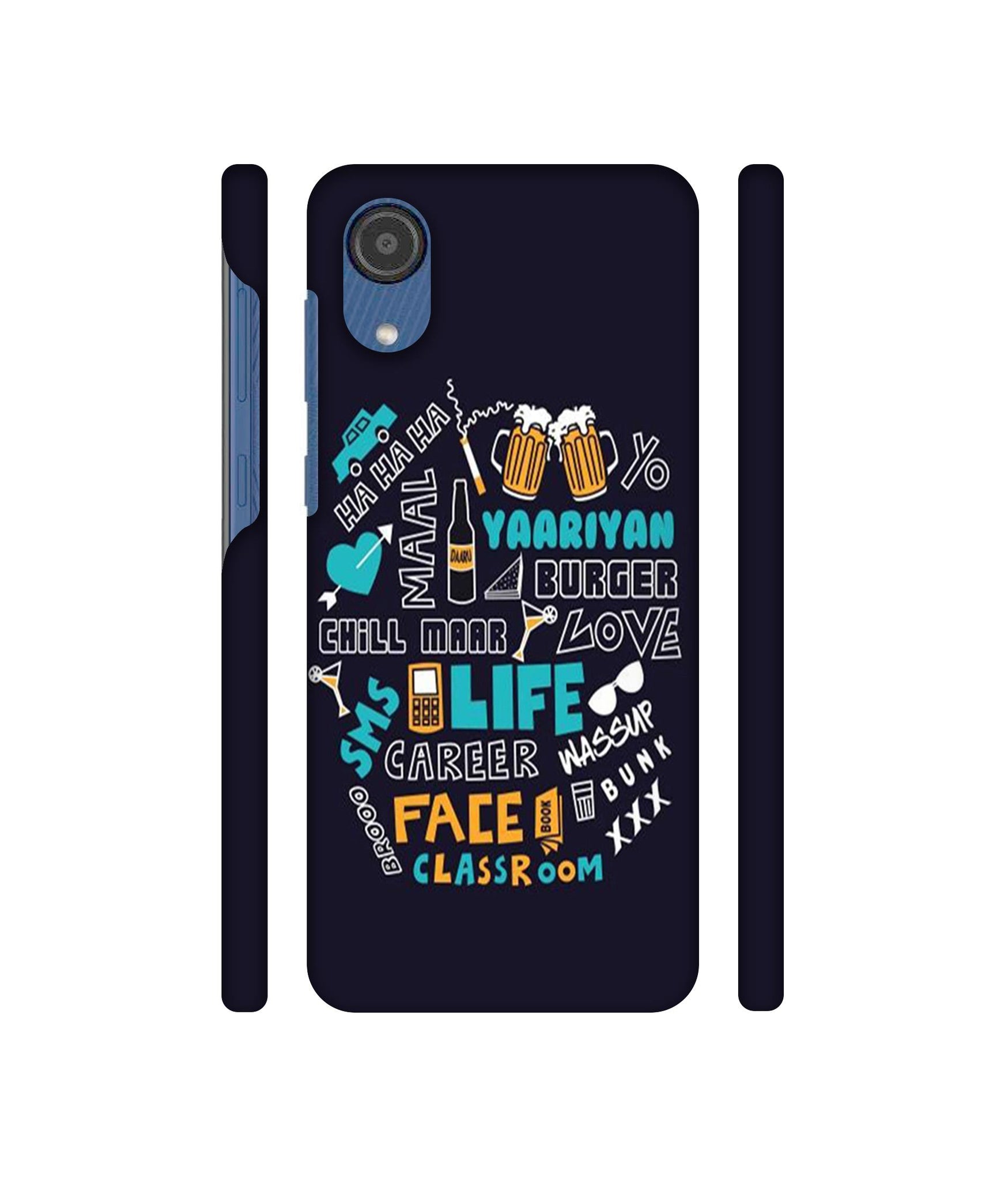 Funny Quote Designer Hard Back Cover for Samsung Galaxy M03