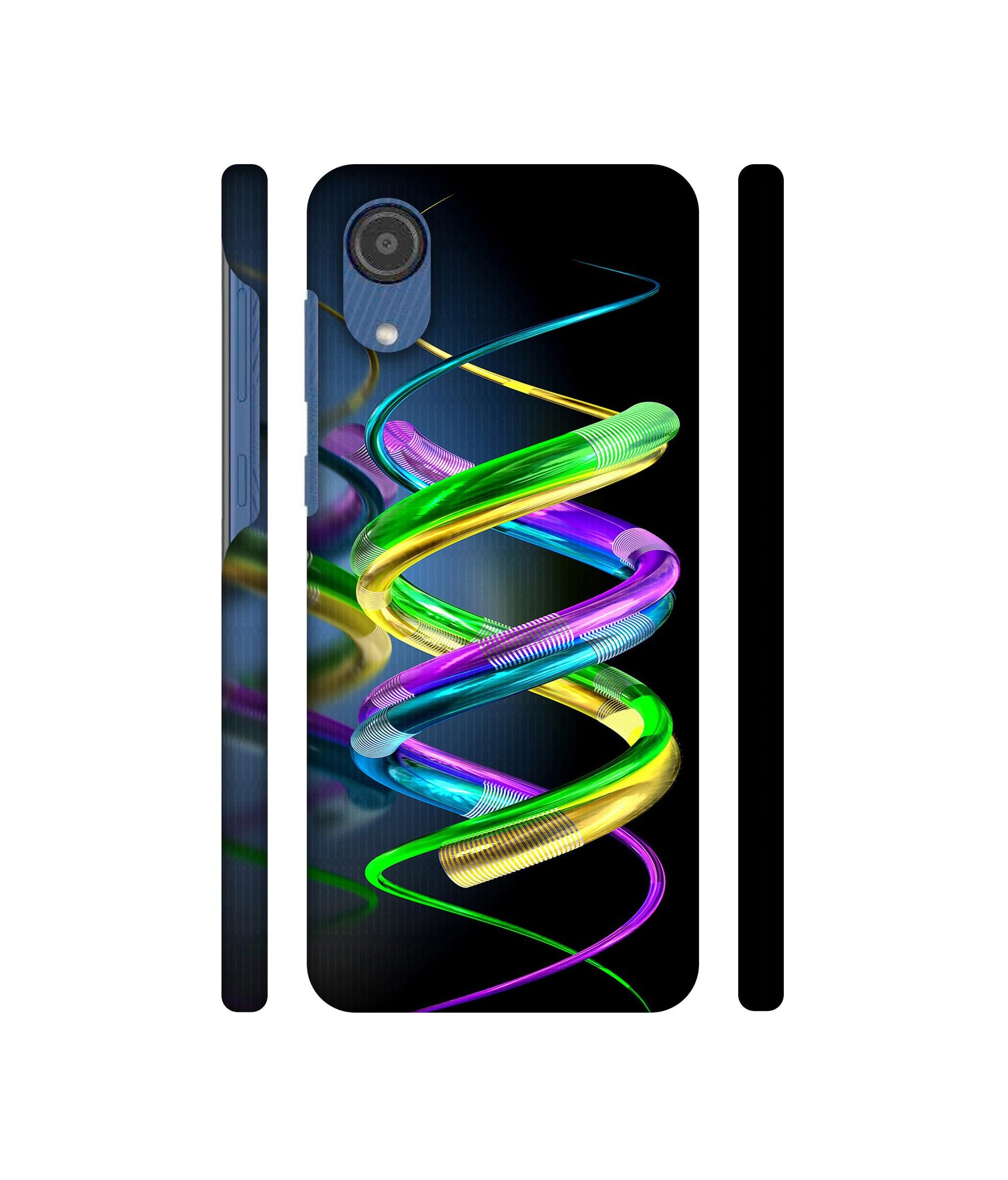 3D Spiral Designer Hard Back Cover for Samsung Galaxy M03