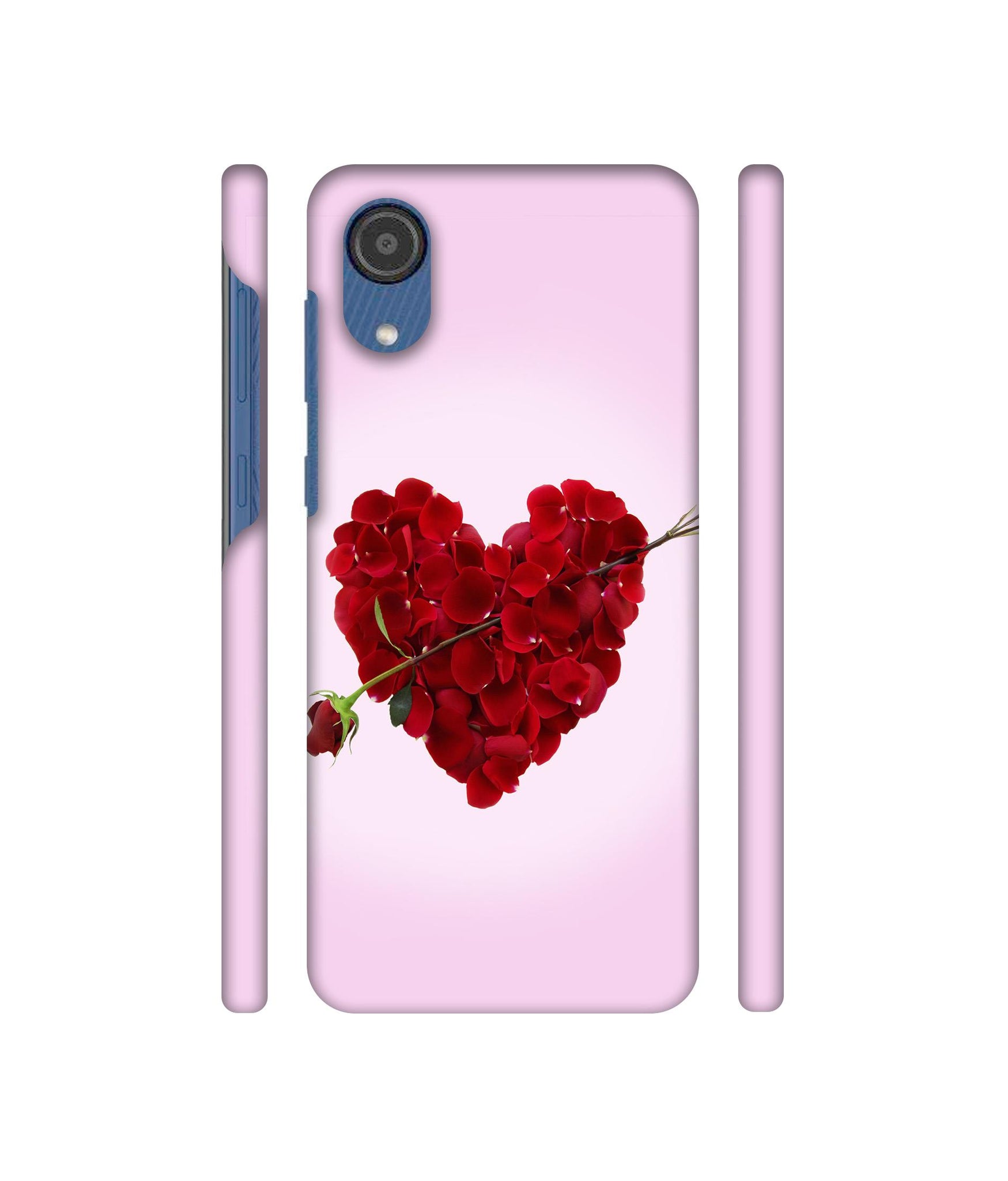 Heart Flower Designer Hard Back Cover for Samsung Galaxy M03