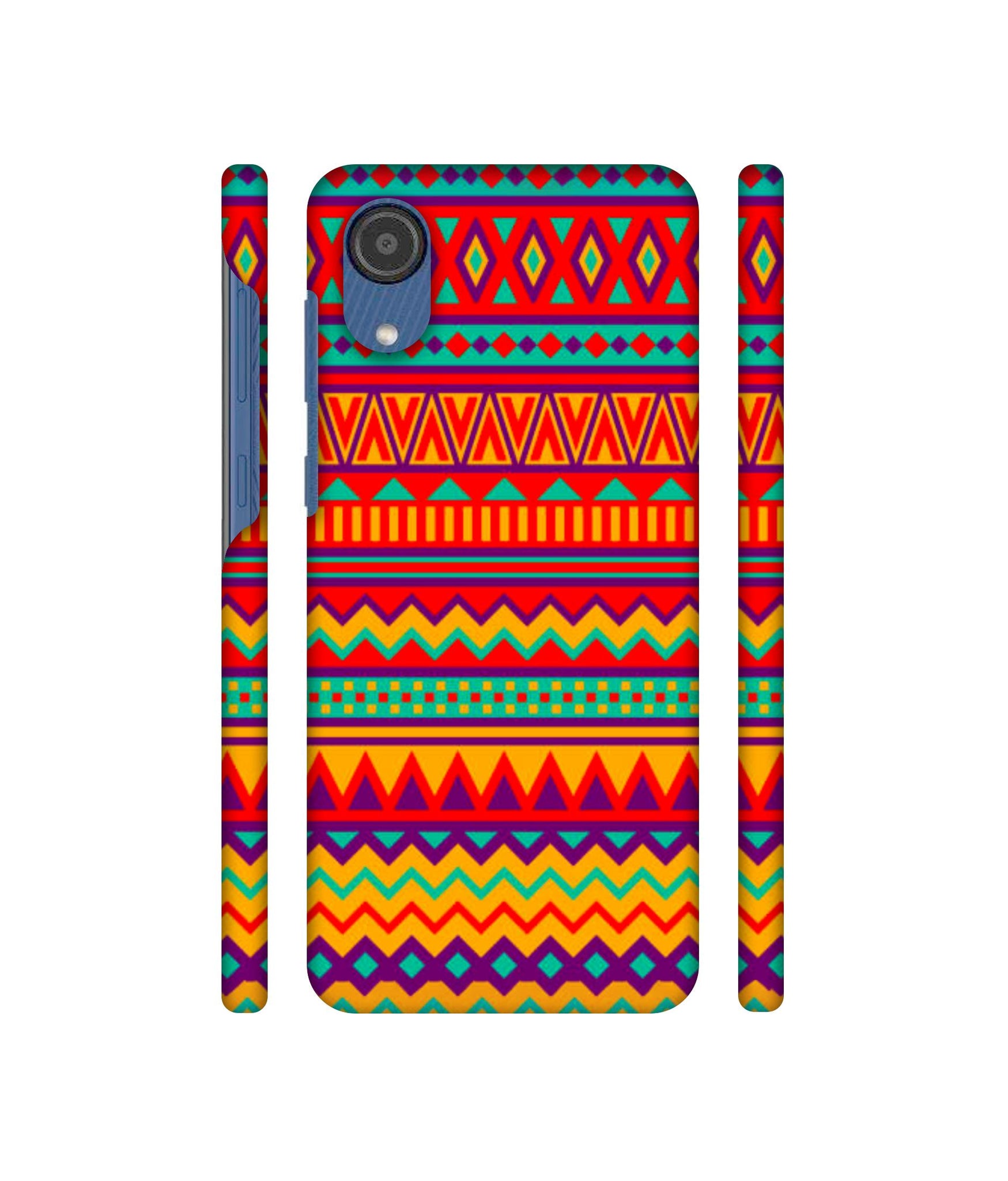 Multicolor Rangoli Art Designer Hard Back Cover for Samsung Galaxy M03